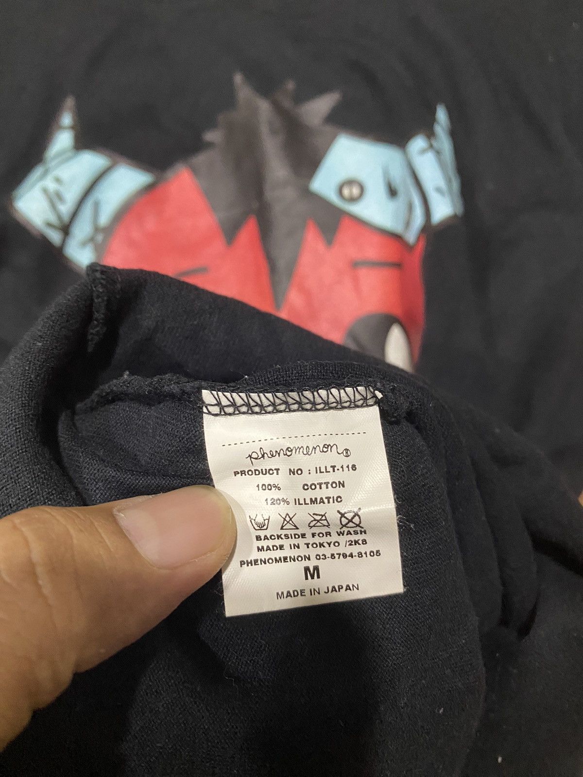 PHENOMENON × Vintage Offer‼️Vintage Phenomenon Devil Japanese Black Tee Size US M / EU 48-50 / 2 - 5 Thumbnail