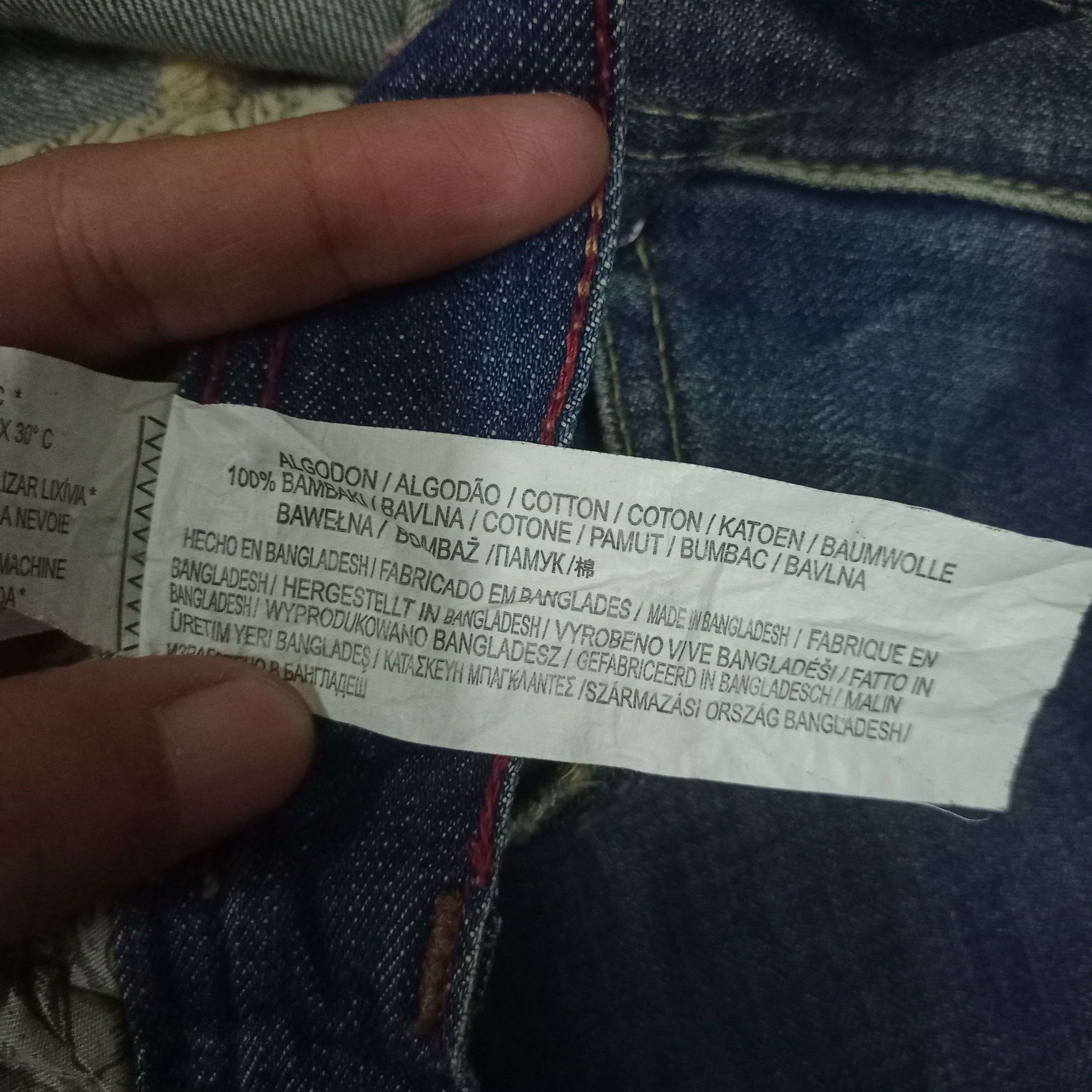 Japanese Brand Vintage Japanese Brand Distressed Loose Jeans Size US 32 / EU 48 - 8 Thumbnail