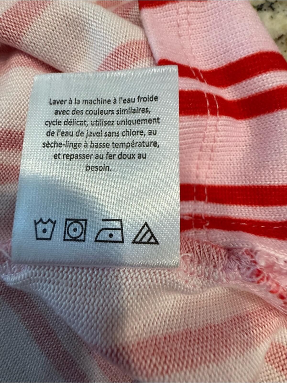 Other Alex & Parker top pink & red buttery soft striped SZ SM Size S / US 4 / IT 40 - 11 Thumbnail