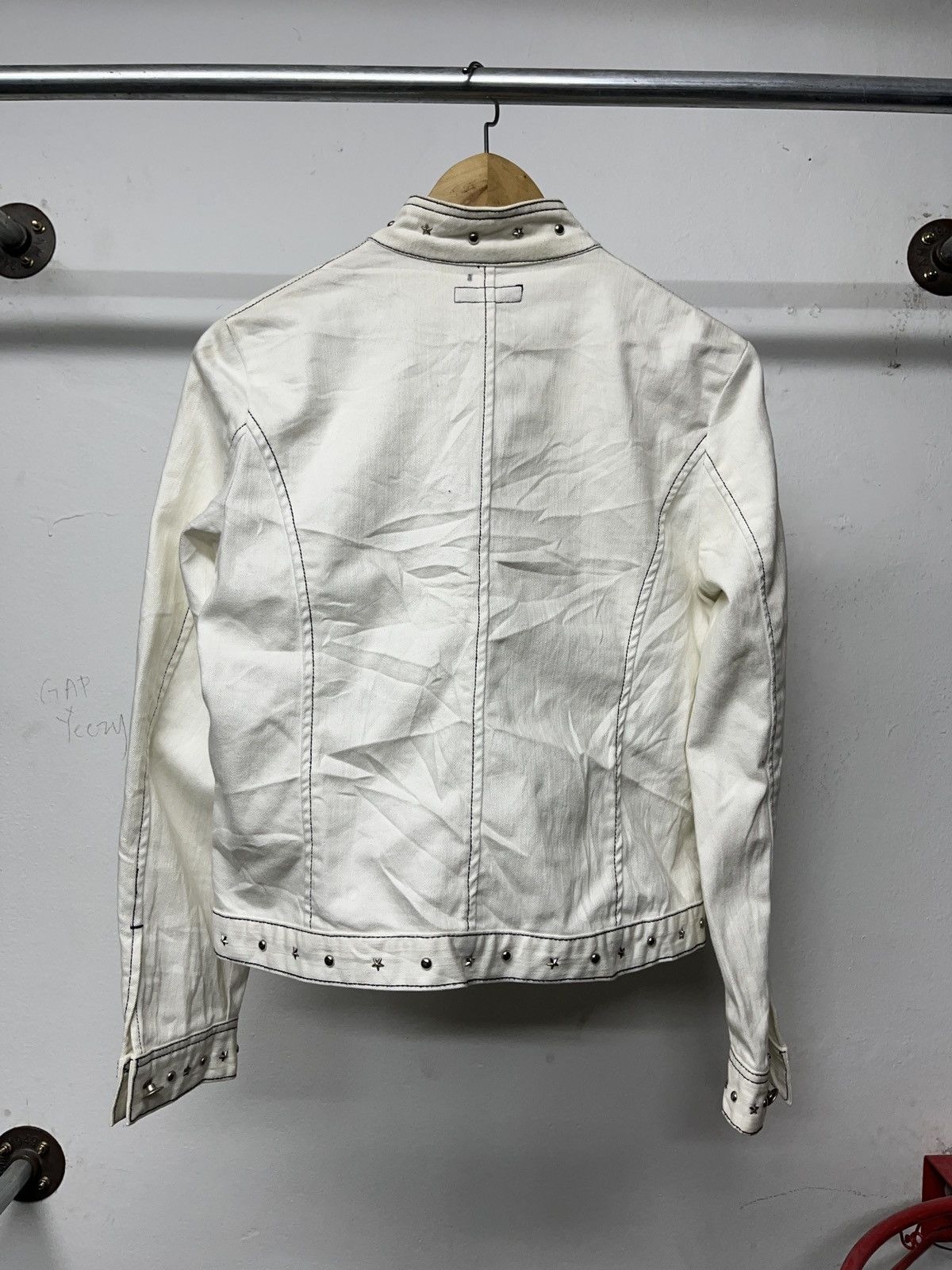 14th Addiction Celine Kmrii Midas Led Rechwe Style Studded Trucker Jacket Size US S / EU 44-46 / 1 - 7 Thumbnail