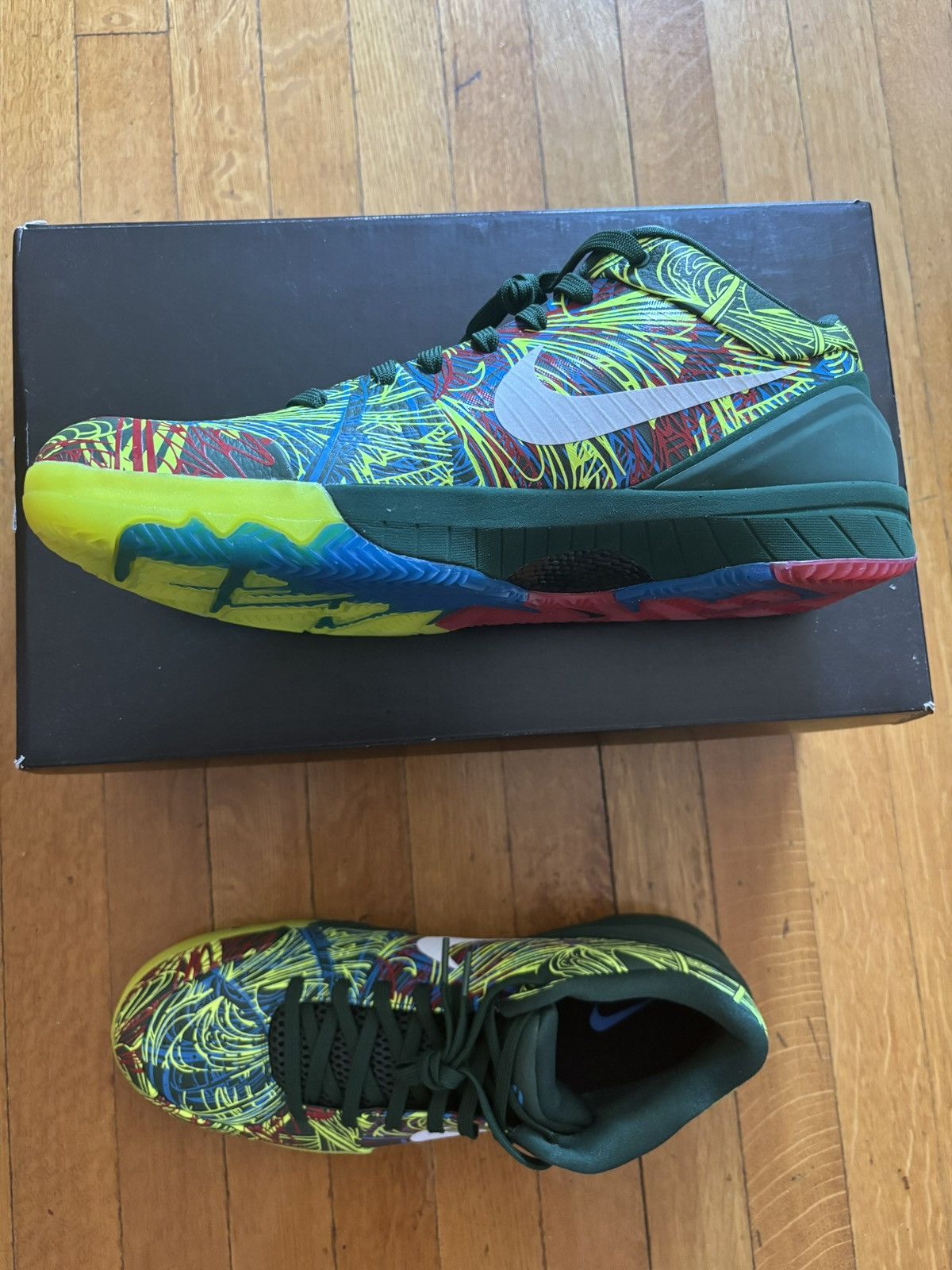 Nike Nike Kobe 4 IV Protro Wizenard PE Promo 13.5 Size US 13 / EU 46 - 4 Thumbnail