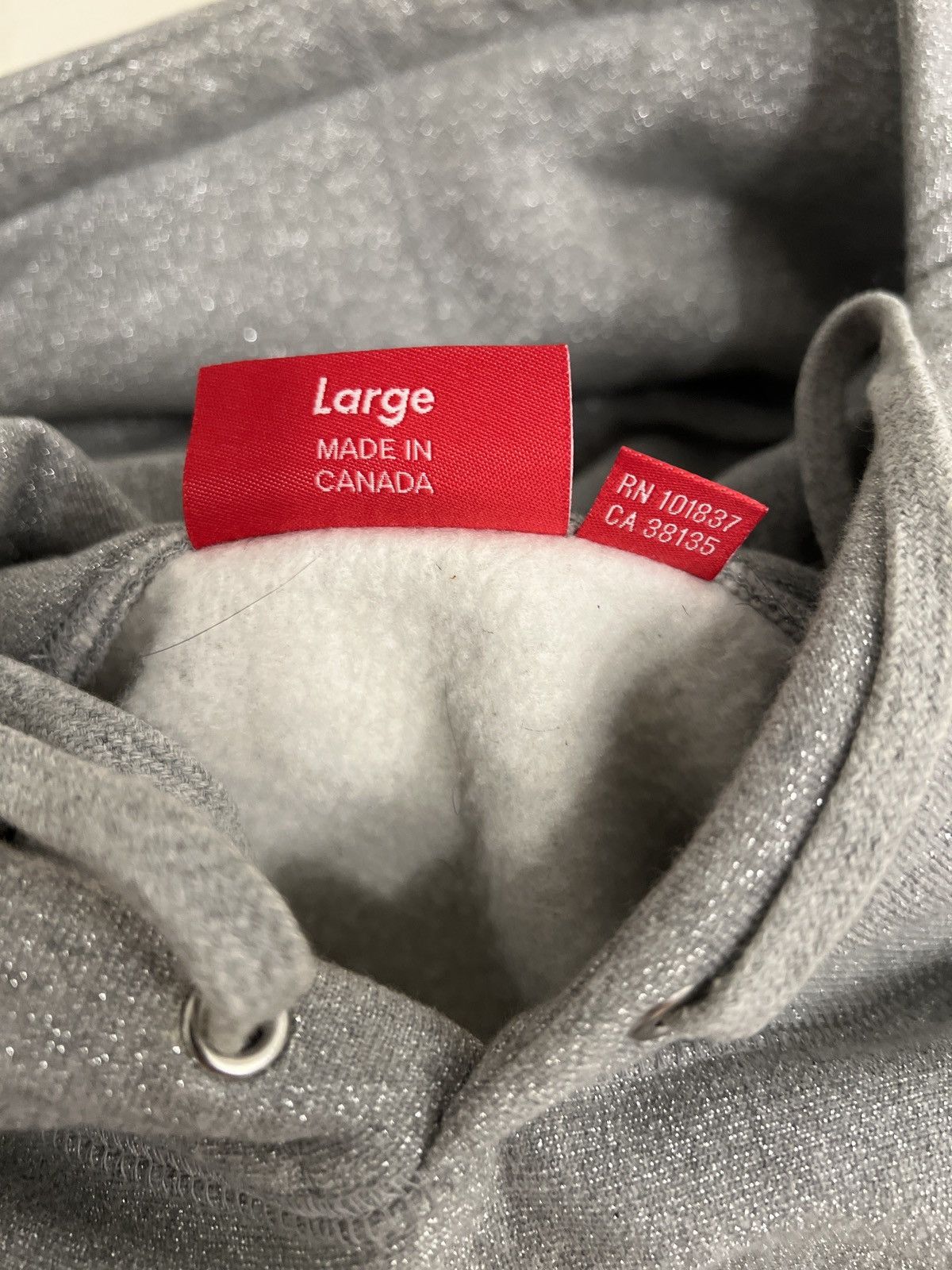 Supreme silver hoodie special edition Size US L / EU 52-54 / 3 - 7 Thumbnail