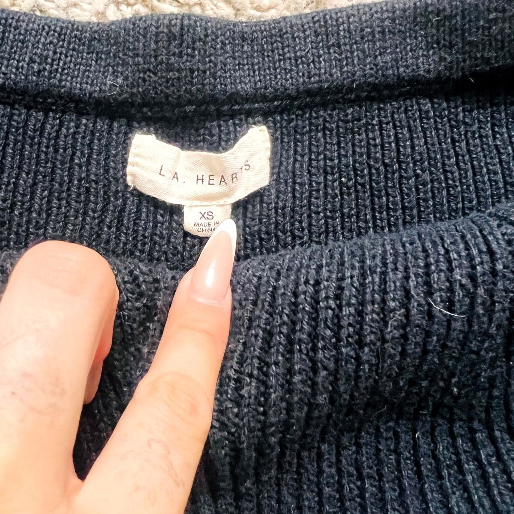 Vintage VINTAGE LA Hearts Black Knitted Tube Top Tank XS Women Summer Casual Boy or Girls? Size XS / US 0-2 / IT 36-38 - 4 Thumbnail