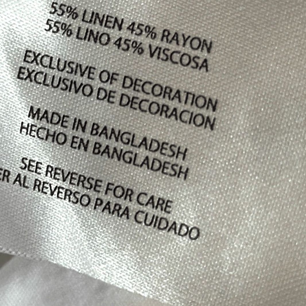 Gap GAP White Linen Shorts Bermuda with Pockets size XXL Women Size 40" / US 18 - 7 Thumbnail