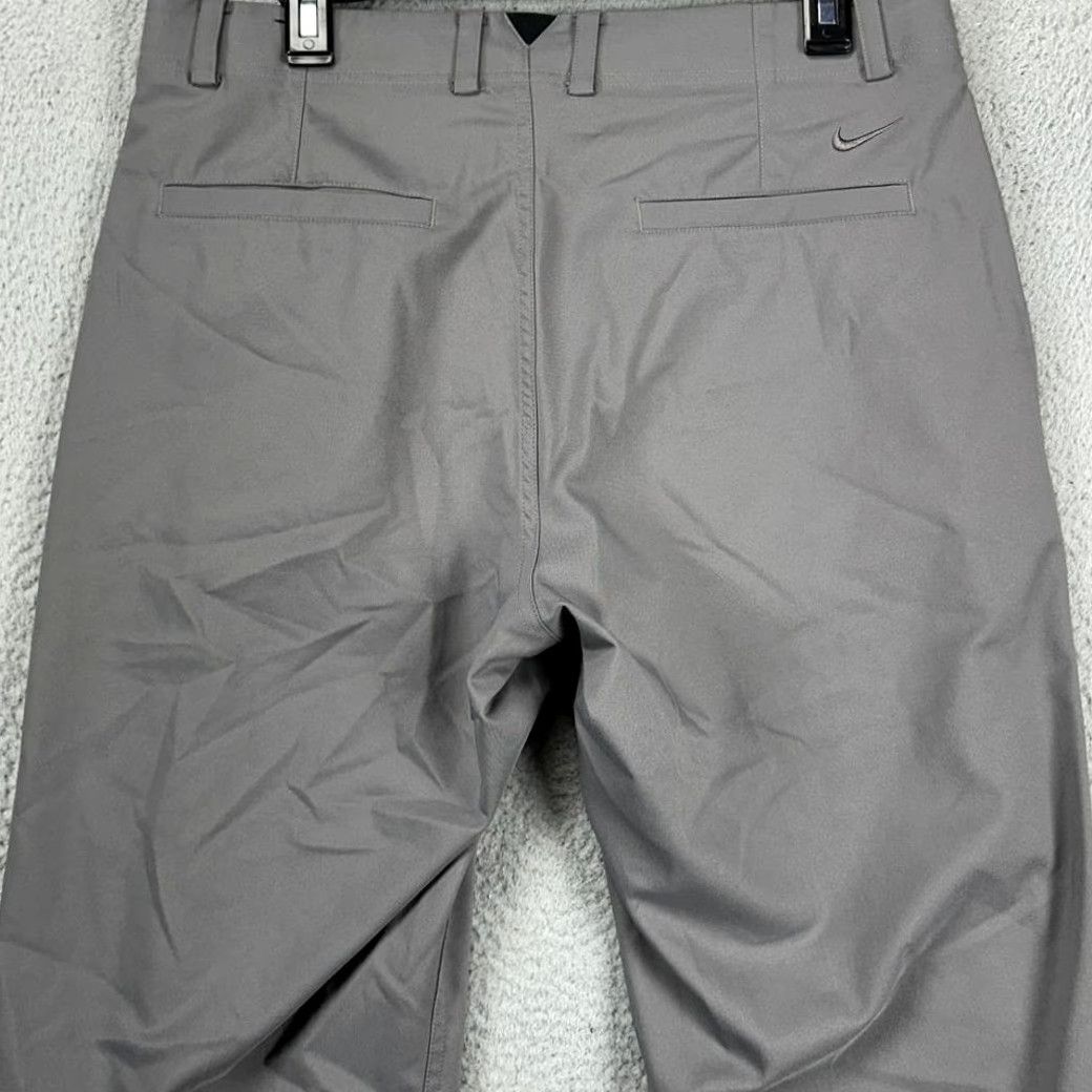 Nike Nike Dri-Fit Golf Chino Pants Mens 32X32 Gray Flat Front Straight Leg Pocket Size US 32 / EU 48 - 3 Thumbnail