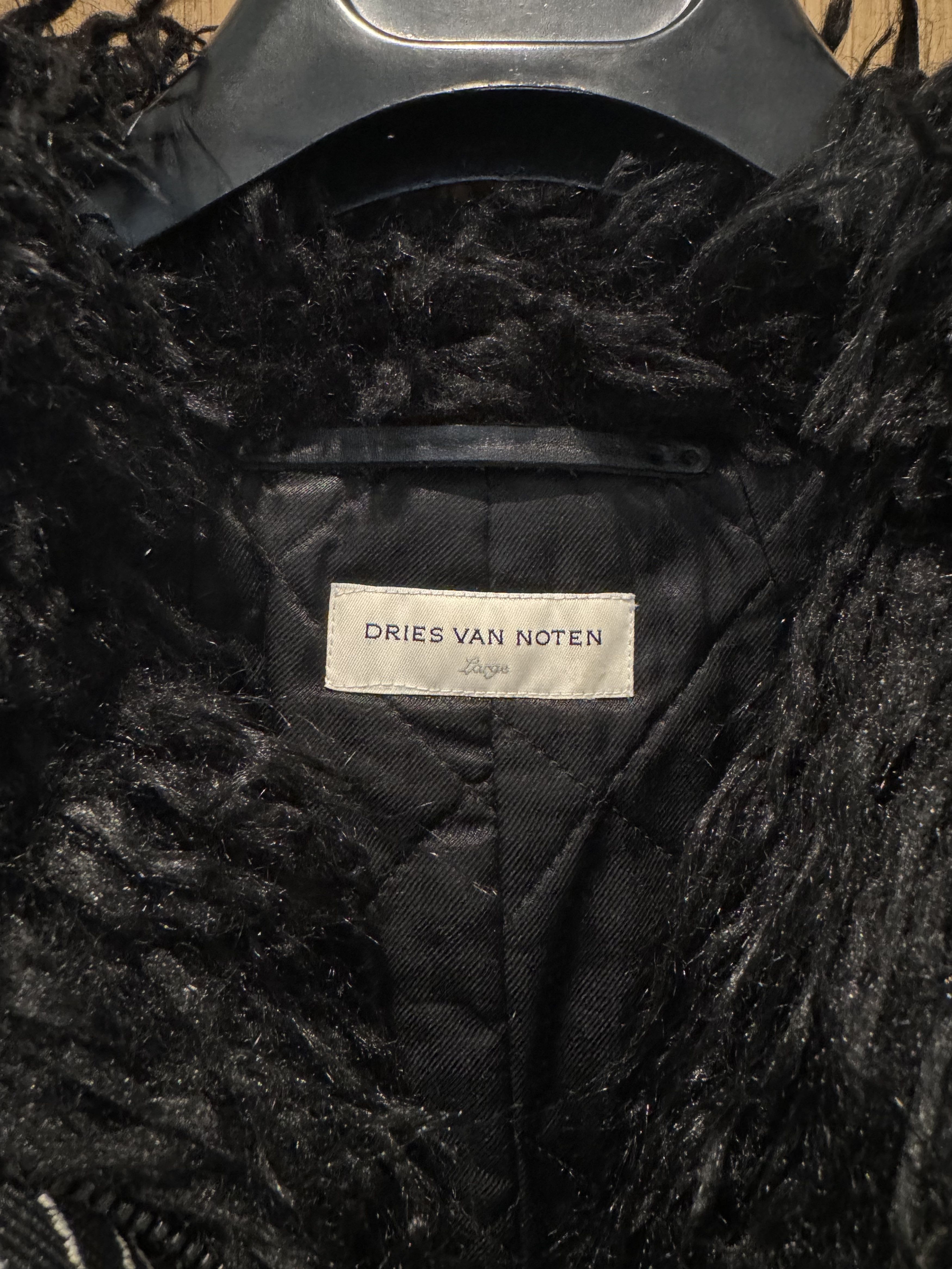 Dries Van Noten Fur Trimmed Jacquard Padded Parka Size L / US 10 / IT 46 - 5 Thumbnail