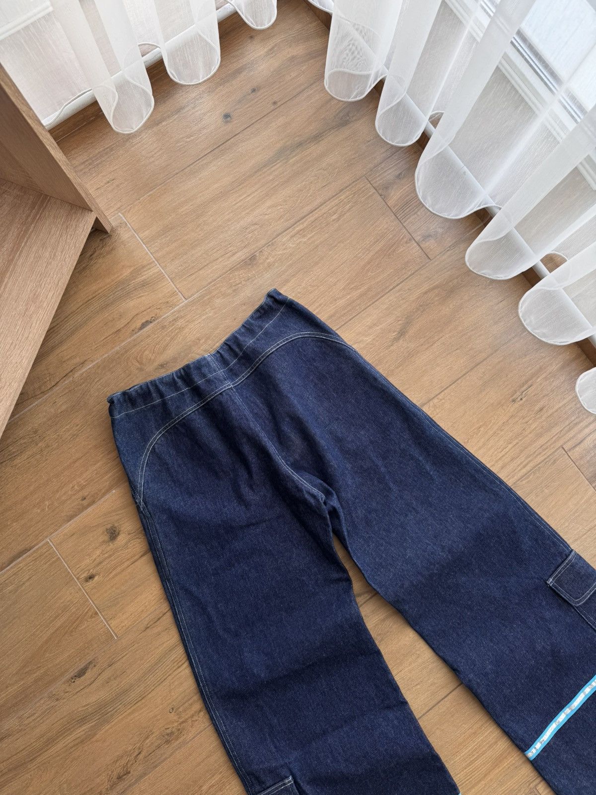 Japanese Brand × Vintage Vintage Auruze for Beau Baker 90s Skate Wide Leg Denim Jeans Size US 30 / EU 46 - 19 Thumbnail
