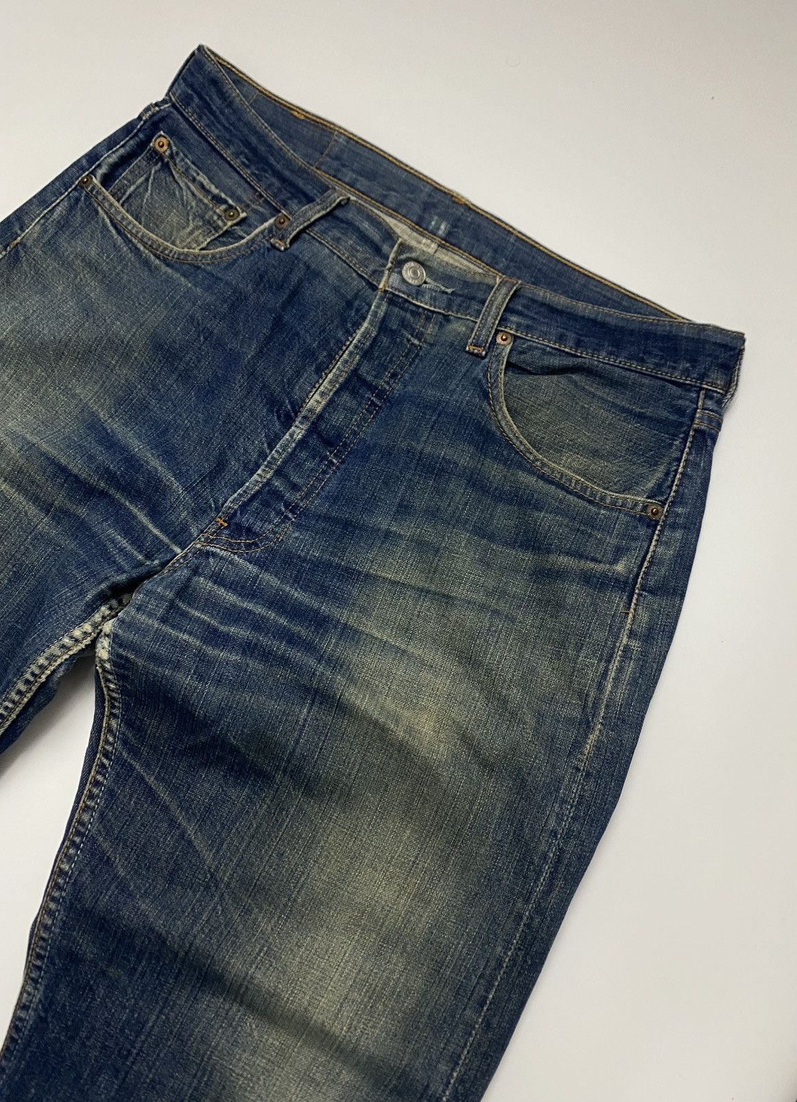 Levi's Vintage Levis 501 denim jeans Size US 34 / EU 50 - 2 Thumbnail