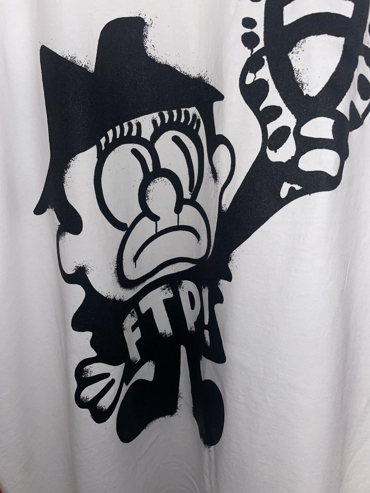 Fuck The Population FTP + SLAWN BORIS TEE - WHITE Size US XL / EU 56 / 4 - 6 Thumbnail