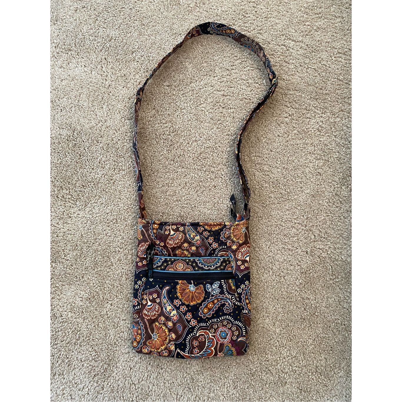 Bradley Mountain Vera Bradley Cafe Latte Classic Crossbody Purse Shoulder Bag Size ONE SIZE - 1 Thumbnail