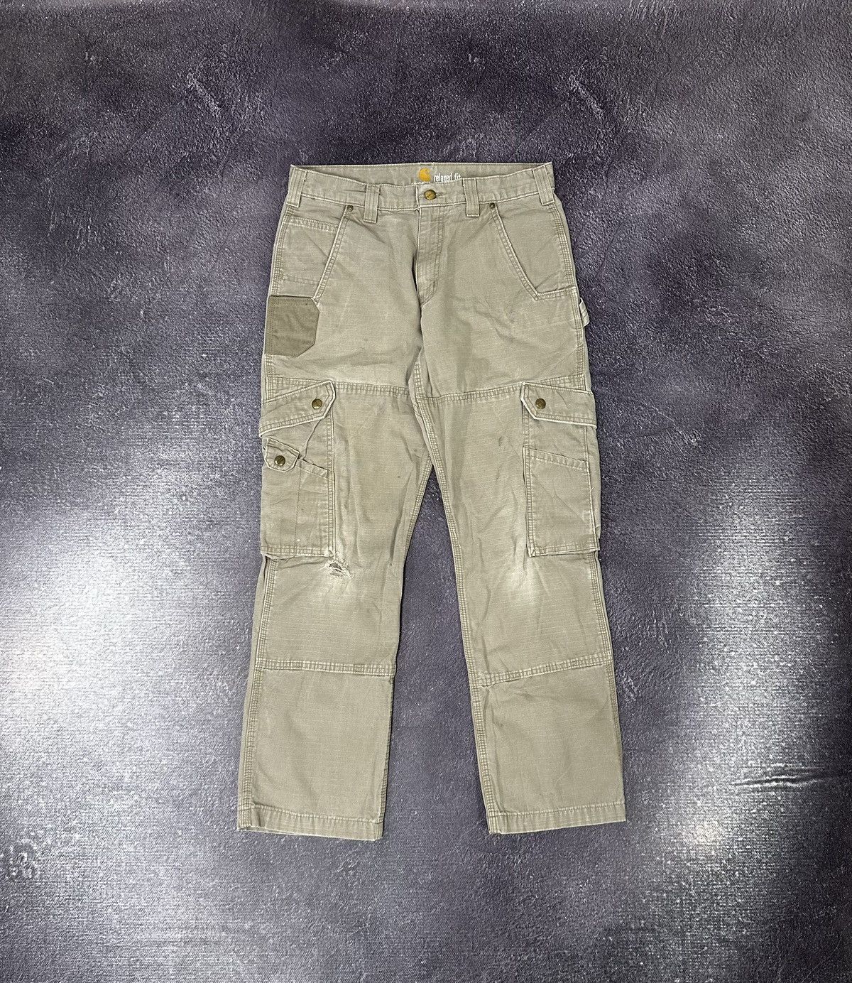 Carhartt Vintage Carhartt Double Knee Cargo Baggy Hype USA Work Pants Size US 32 / EU 48 - 1 Thumbnail