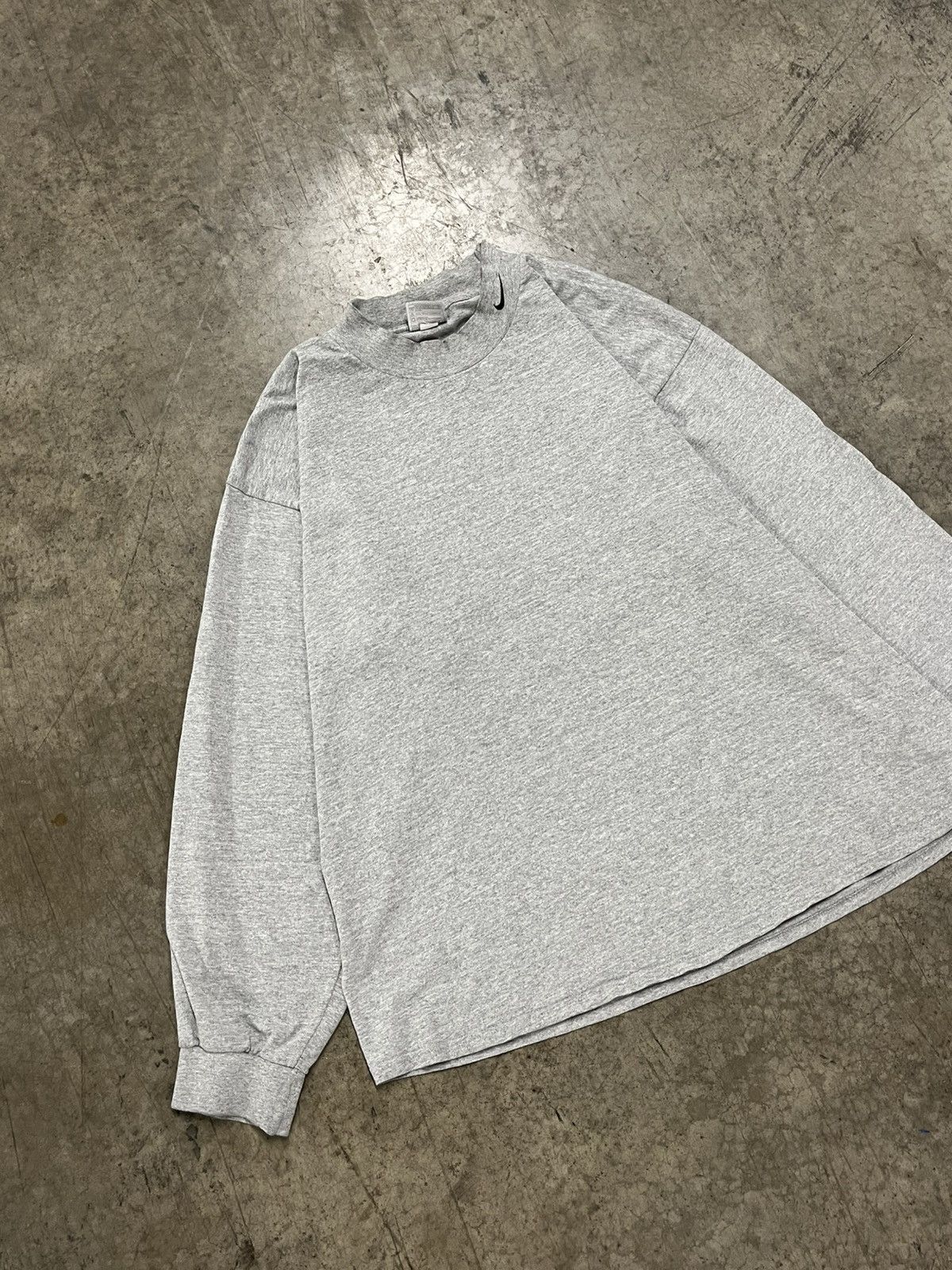 Nike × Vintage Nike vintage turtle neck heavy weight longsleeve streetwear Size US XXL / EU 58 / 5 - 1 Thumbnail