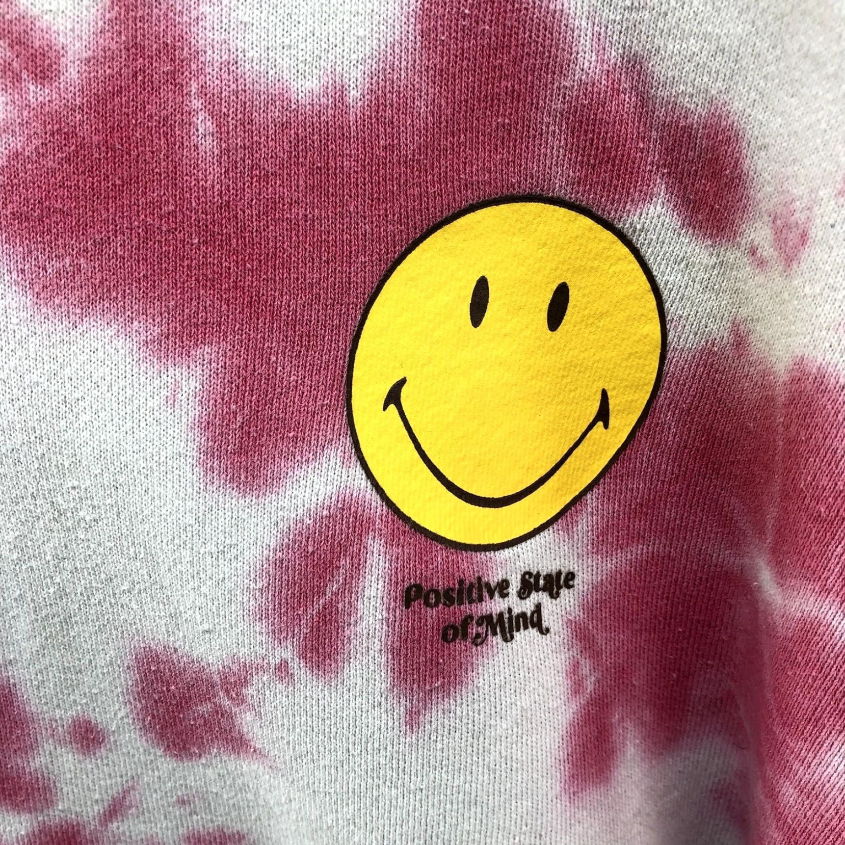 H&M H&M x Smiley Tie Dye Hoodie Mens XS Pink Relaxed Oversized Sweatshirt Pullover Hoodie Size US XS / EU 42 / 0 - 5 Thumbnail