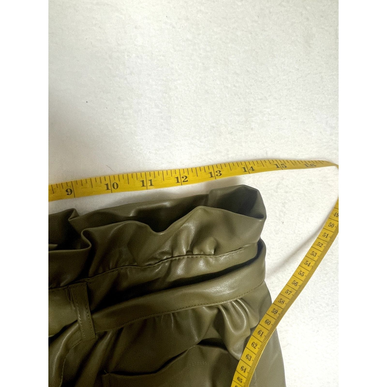 Other Who What Wear Women's Faux Paperbag Leather Pants - Size 6 Size 28" / US 6 / IT 42 - 7 Thumbnail