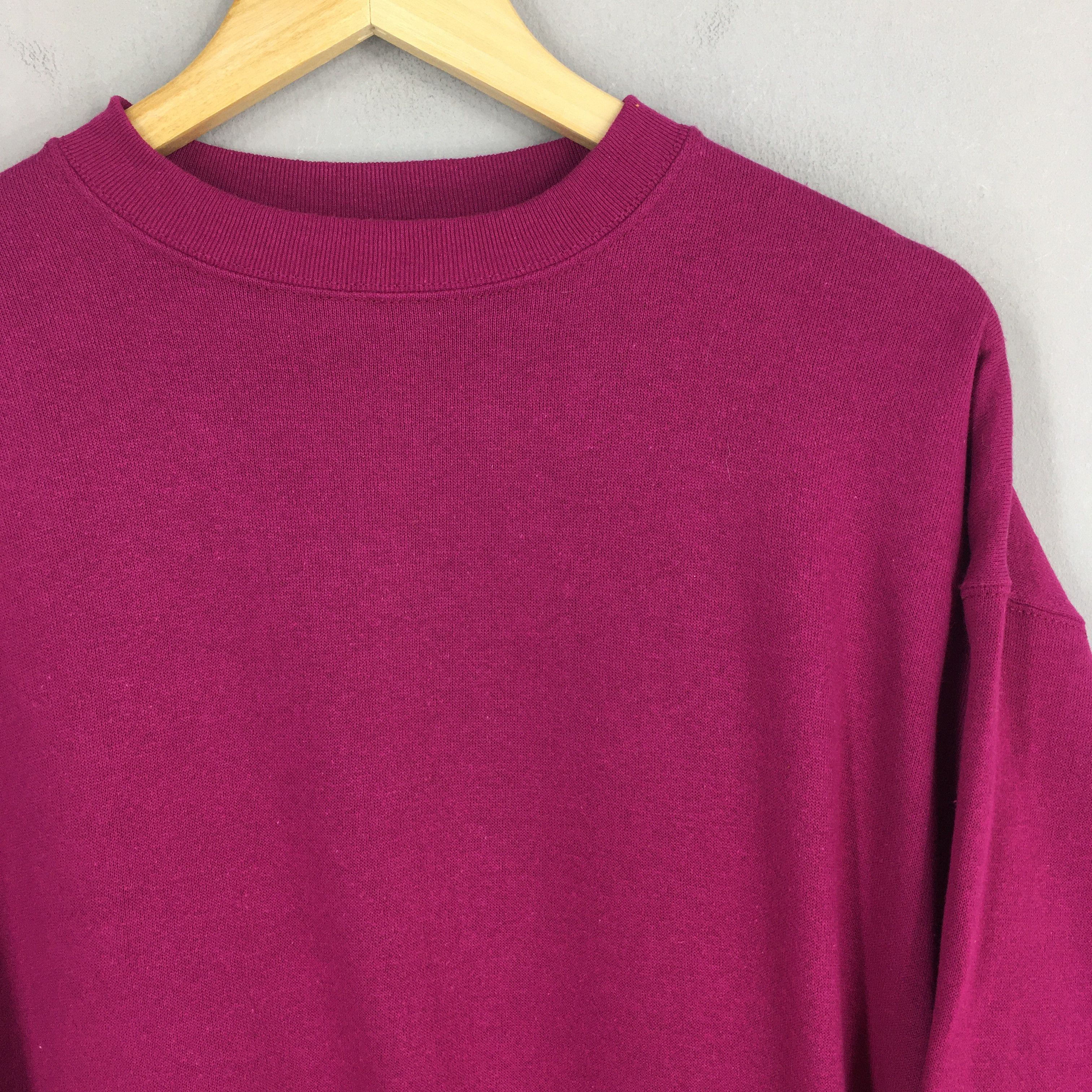 Tultex × Vintage Vintage Tultex Plain Pink Sweatshirt Large Size US L / EU 52-54 / 3 - 2 Thumbnail