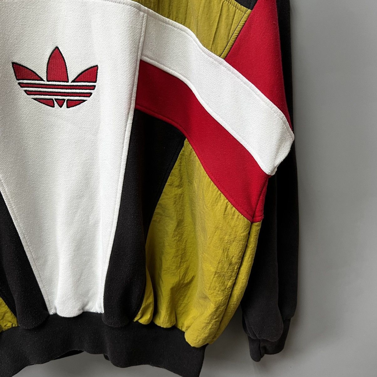 Adidas Adidas 90s Team Big Logo 1/4 Zip Sweatshirt Vintage y2k Size US L / EU 52-54 / 3 - 17 Thumbnail