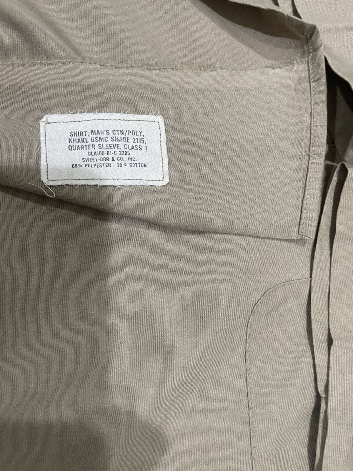 Other Vintage USMC Military Shirt (1981 Contract) Size US L / EU 52-54 / 3 - 6 Thumbnail