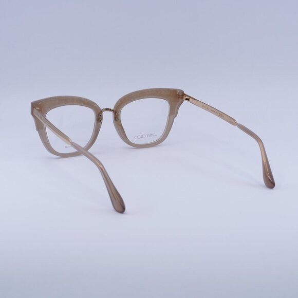 Jimmy Choo Jimmy Choo JC237 0FWM 00 Eyeglasses Nude with Glitter/Gold Size ONE SIZE - 5 Thumbnail