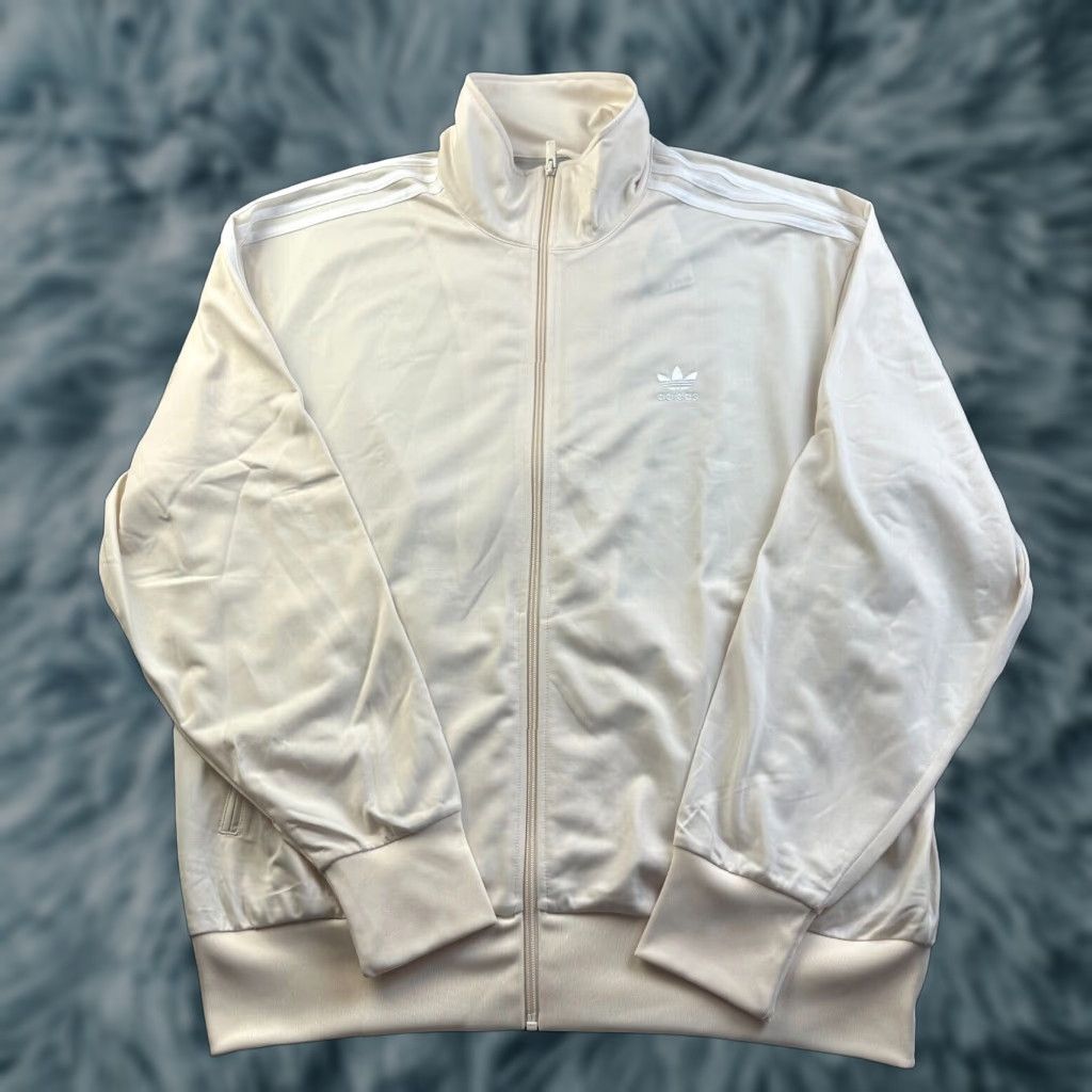 Adidas Adidas Jacket Mens XL Beige Tan Cream Originals Adicolor Firebird Track Size US XL / EU 56 / 4 - 1 Thumbnail