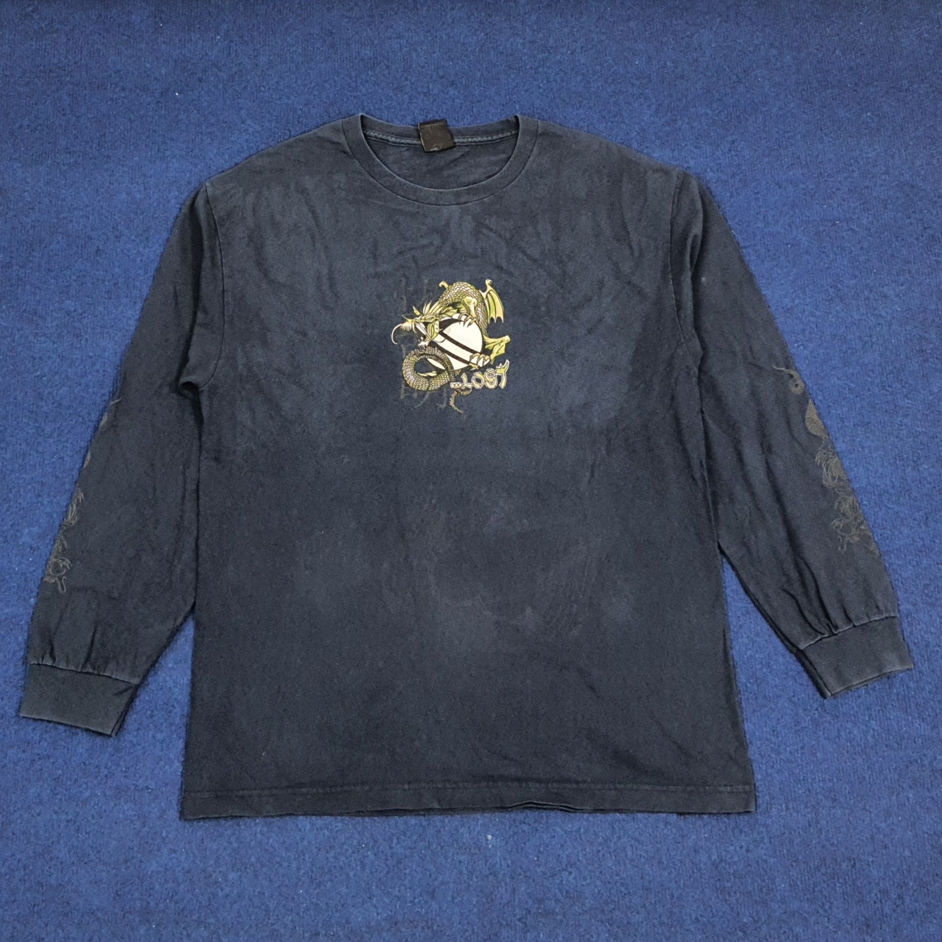 Lost Enterprises × Vintage Vintage LOST Skateboards Long Sleeve Tshirt Size US L / EU 52-54 / 3 - 1 Thumbnail