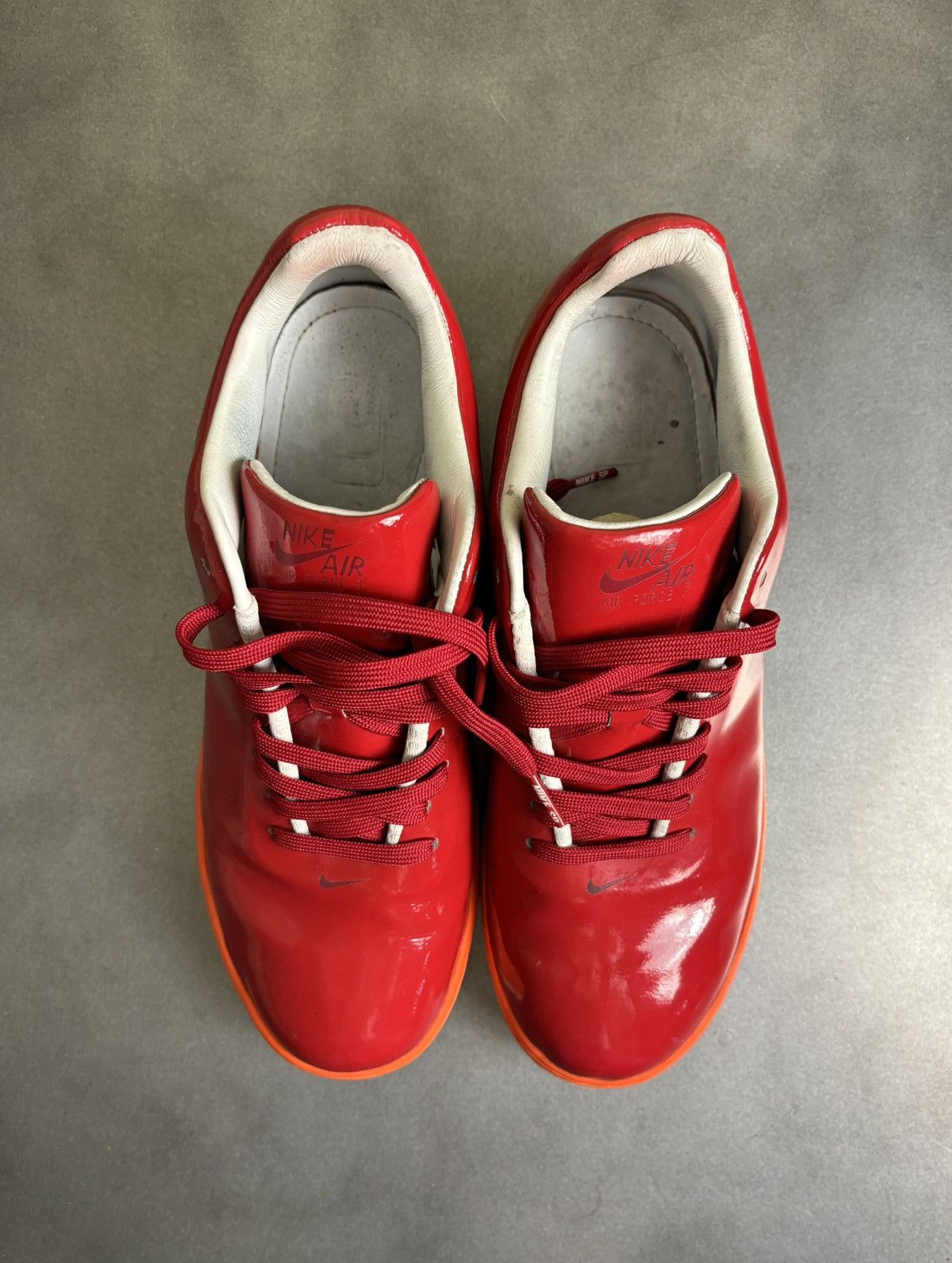 Nike × Supreme × Vintage 2006 Nike Air Force 1 Supreme Seamless Patent Leather VNTG Size US 10 / EU 43 - 6 Thumbnail