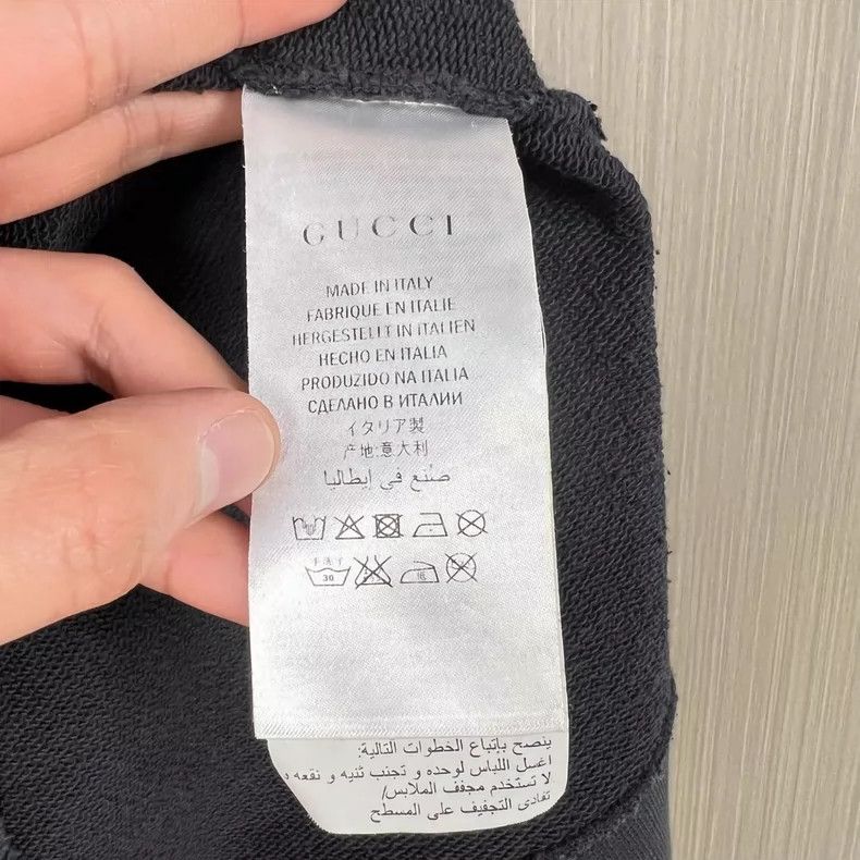 Gucci Gucci Leopard head print washed and damaged sweatshirt 2504 Size US M / EU 48-50 / 2 - 6 Thumbnail