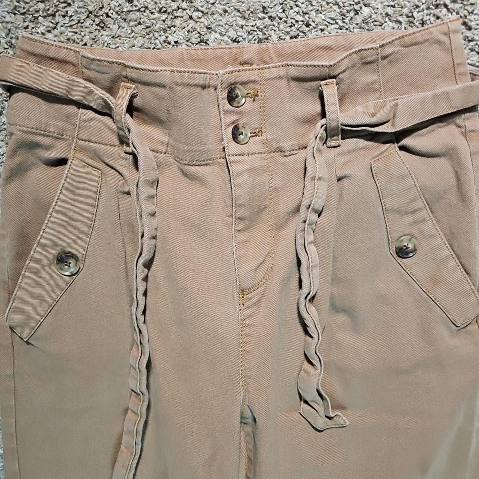 Other Loft Sz 4 Tie Jeans Size 27" / US 4 / IT 40 - 2 Thumbnail