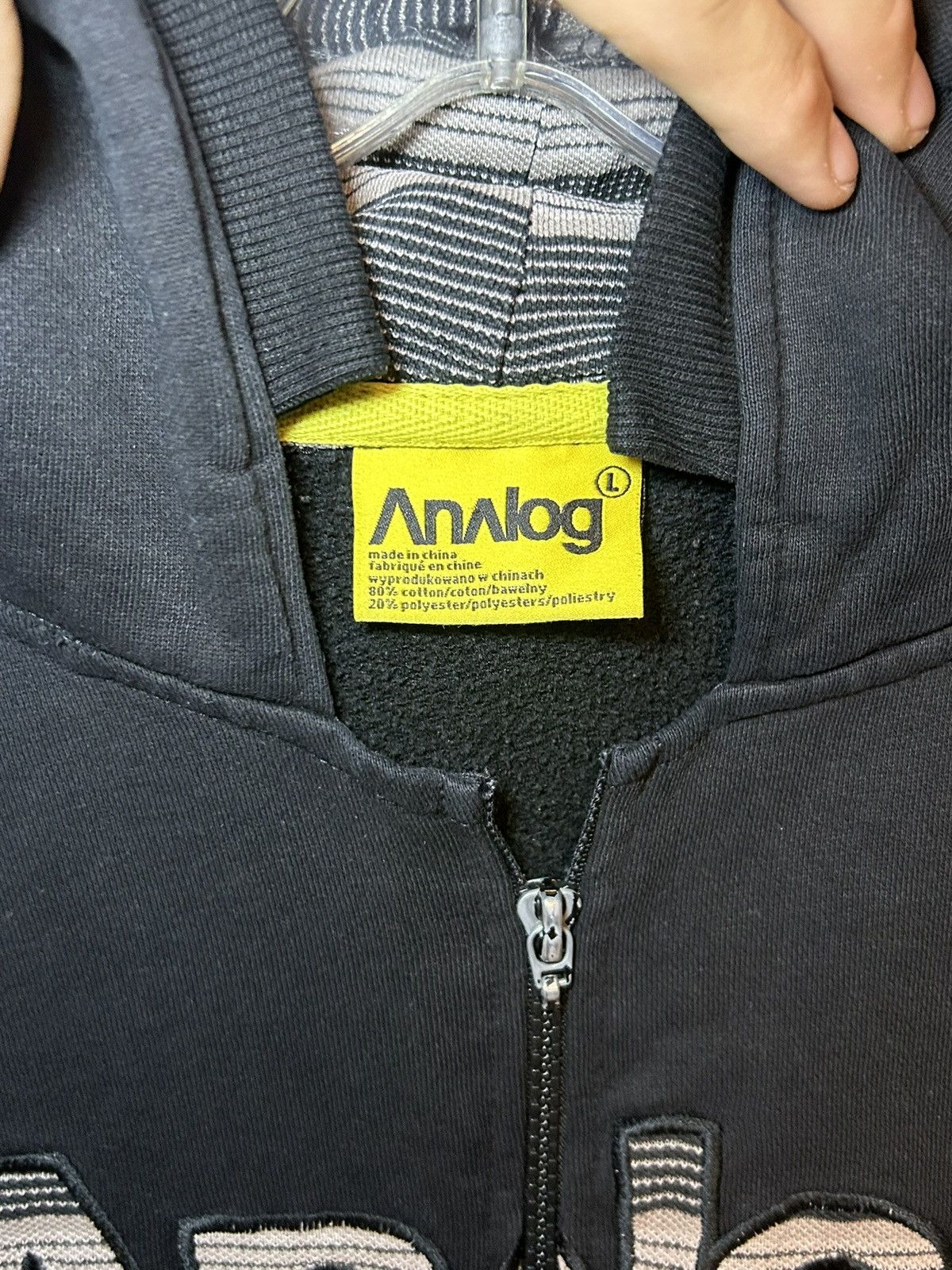 Analog Vintage Analog zip-up hoodie Size US L / EU 52-54 / 3 - 3 Thumbnail