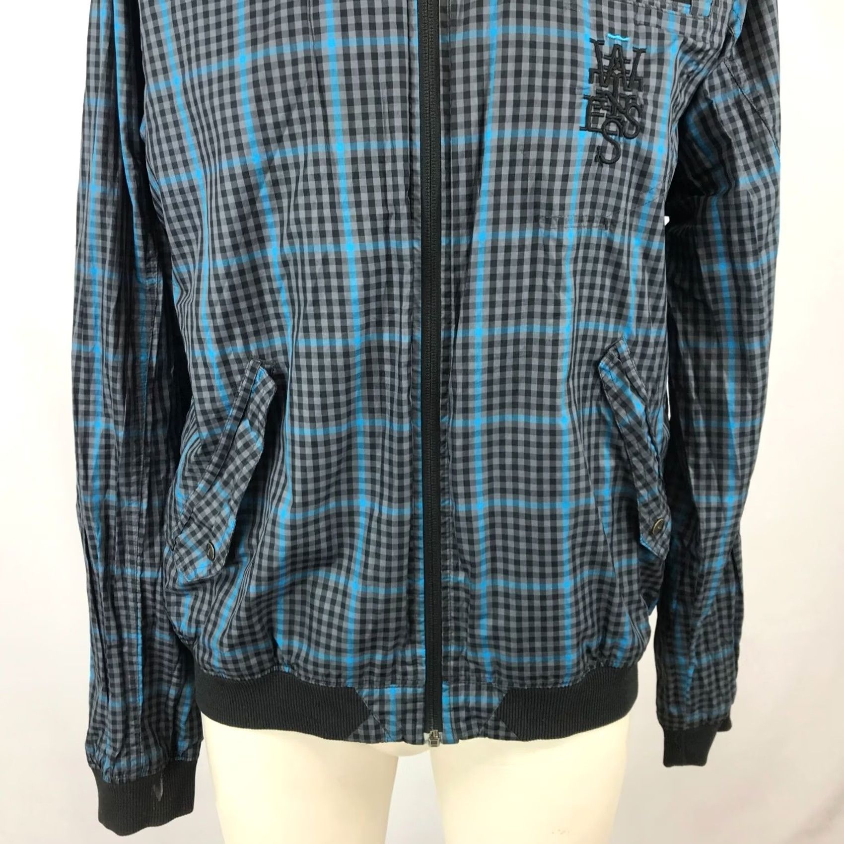 Nike NIKE LEBRON JAMES Jacket ~ Mens Medium ~ Gray Blue Witness Full Zip Coat Shirt Size US M / EU 48-50 / 2 - 3 Thumbnail