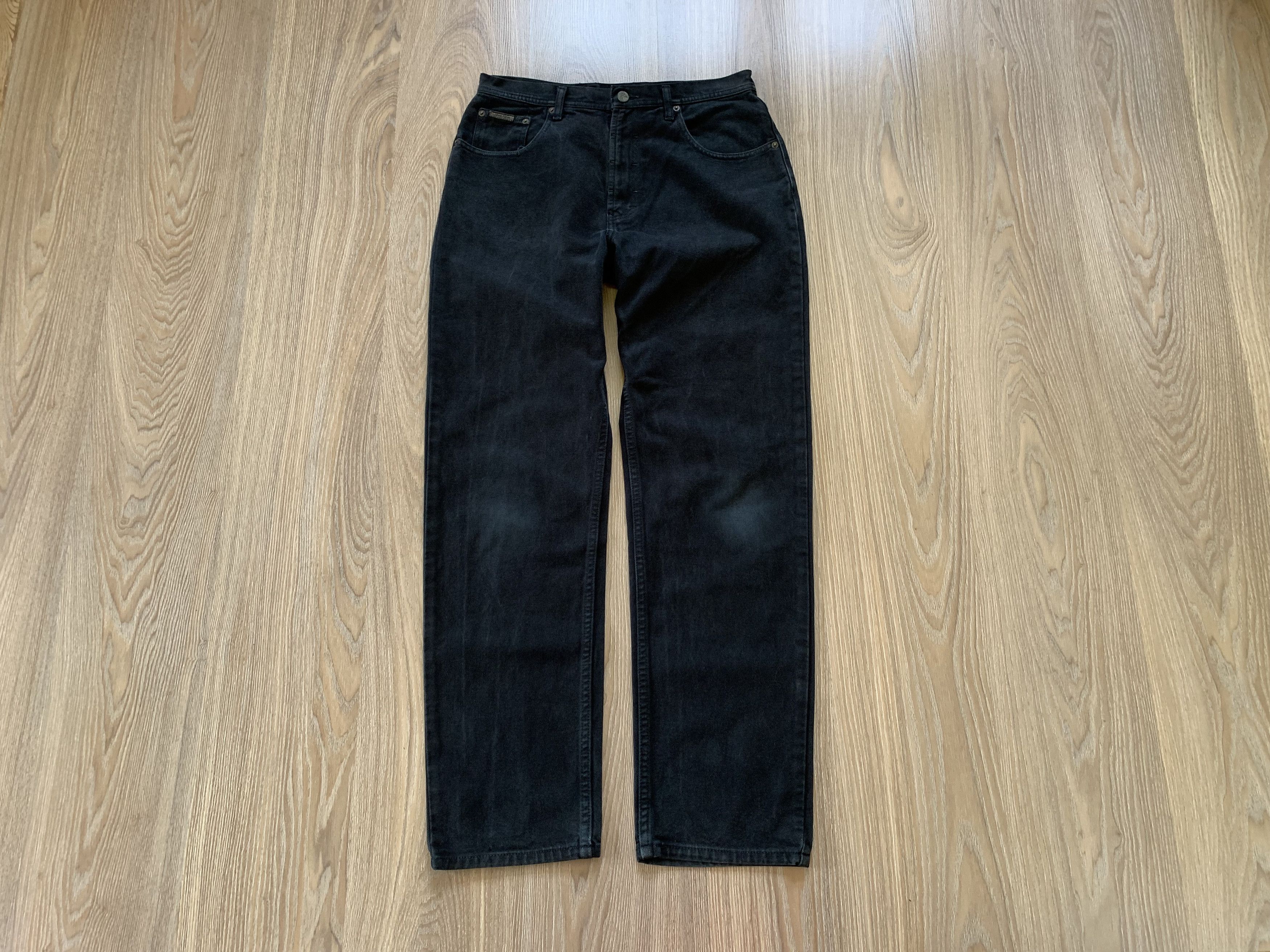Calvin Klein × Denime Vintage Calvin Klein Black Denim Jeans Size US 32 / EU 48 - 1 Thumbnail