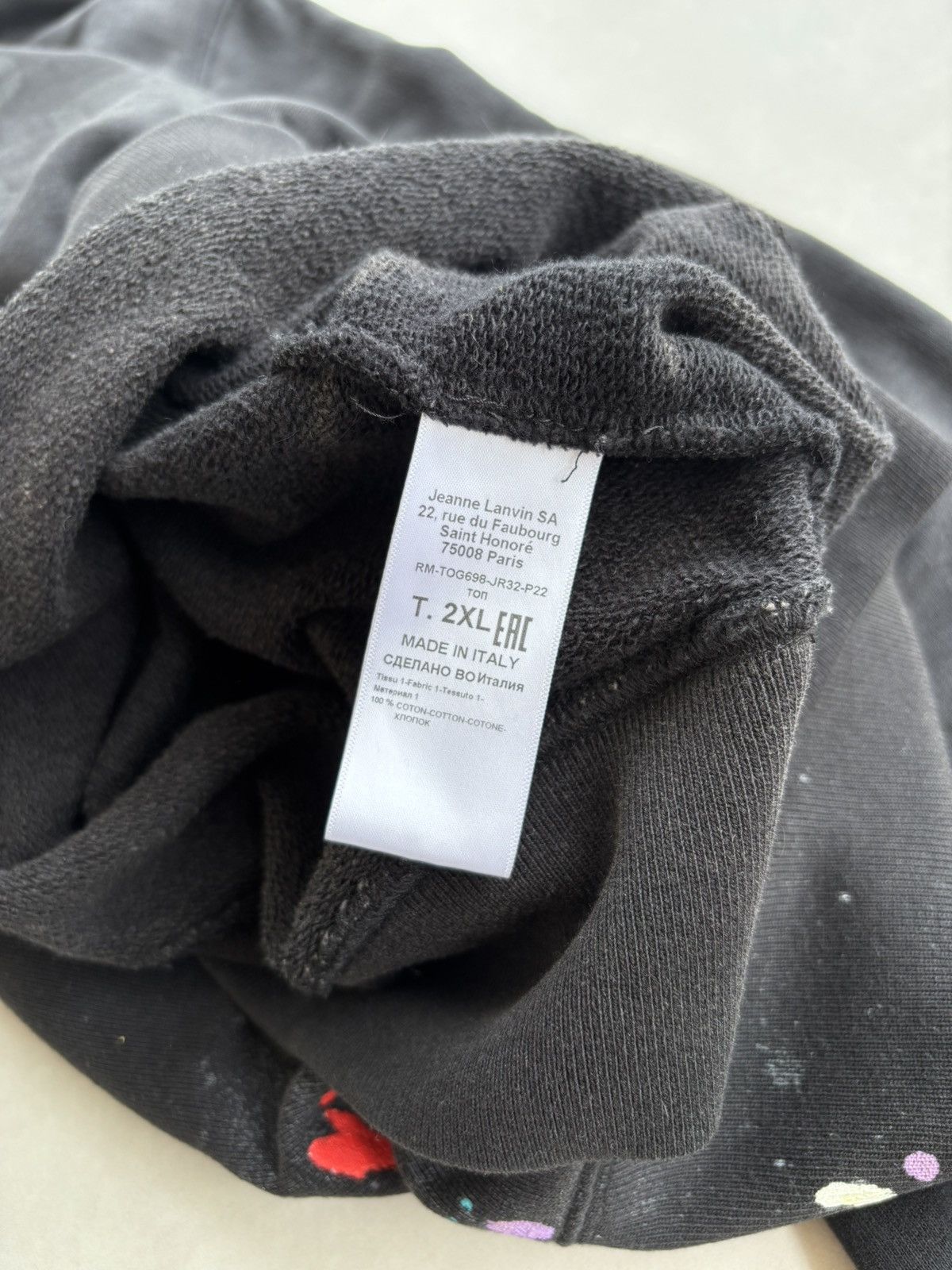 Gallery Dept. × Lanvin Lanvin x Gallery Dept Hoodie Size US XXL / EU 58 / 5 - 11 Thumbnail