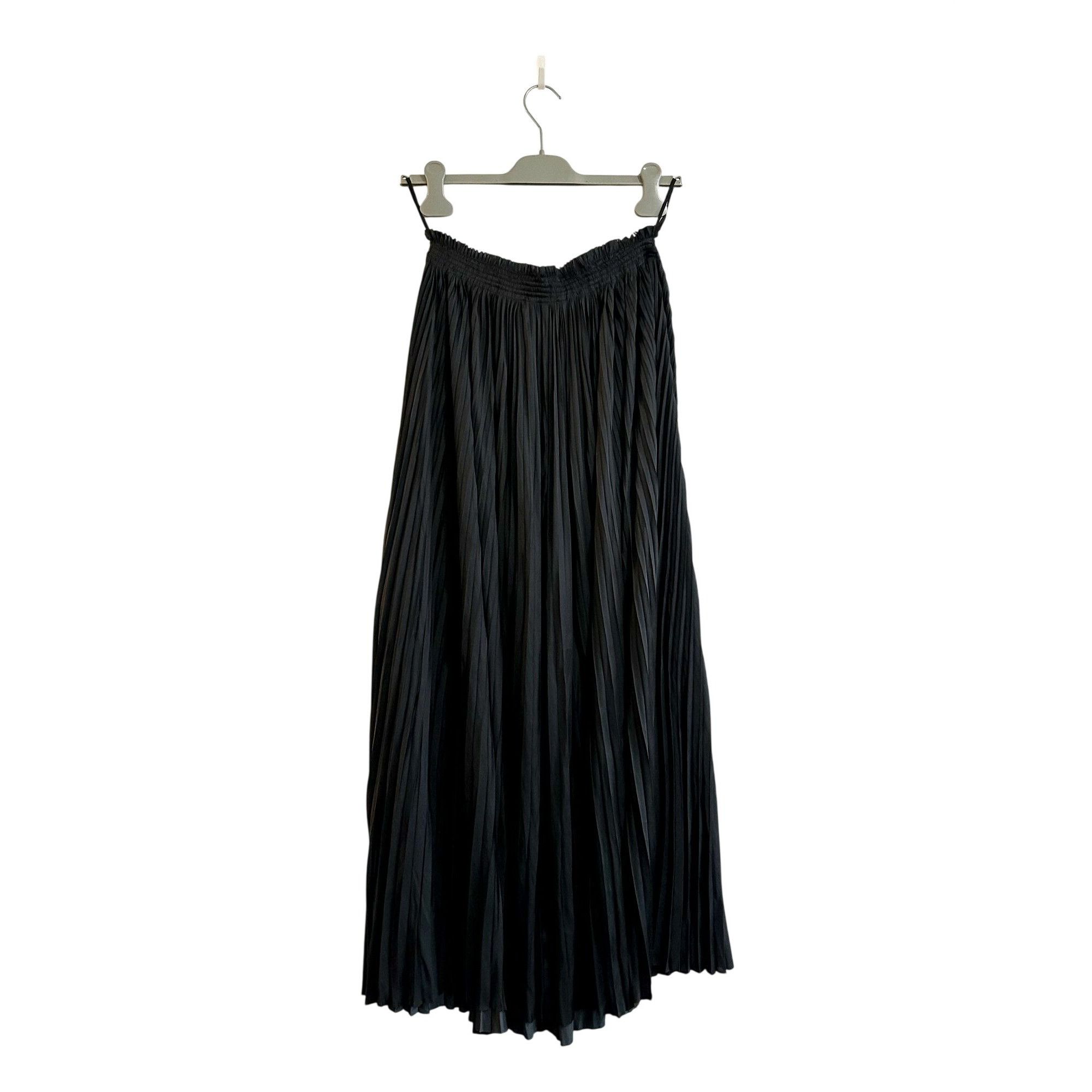 Ulla Johnson Ulla Johnson Krista Black Plissé Satin Maxi Skirt Size 2 New Size 26" / US 2 / IT 38 - 2 Thumbnail