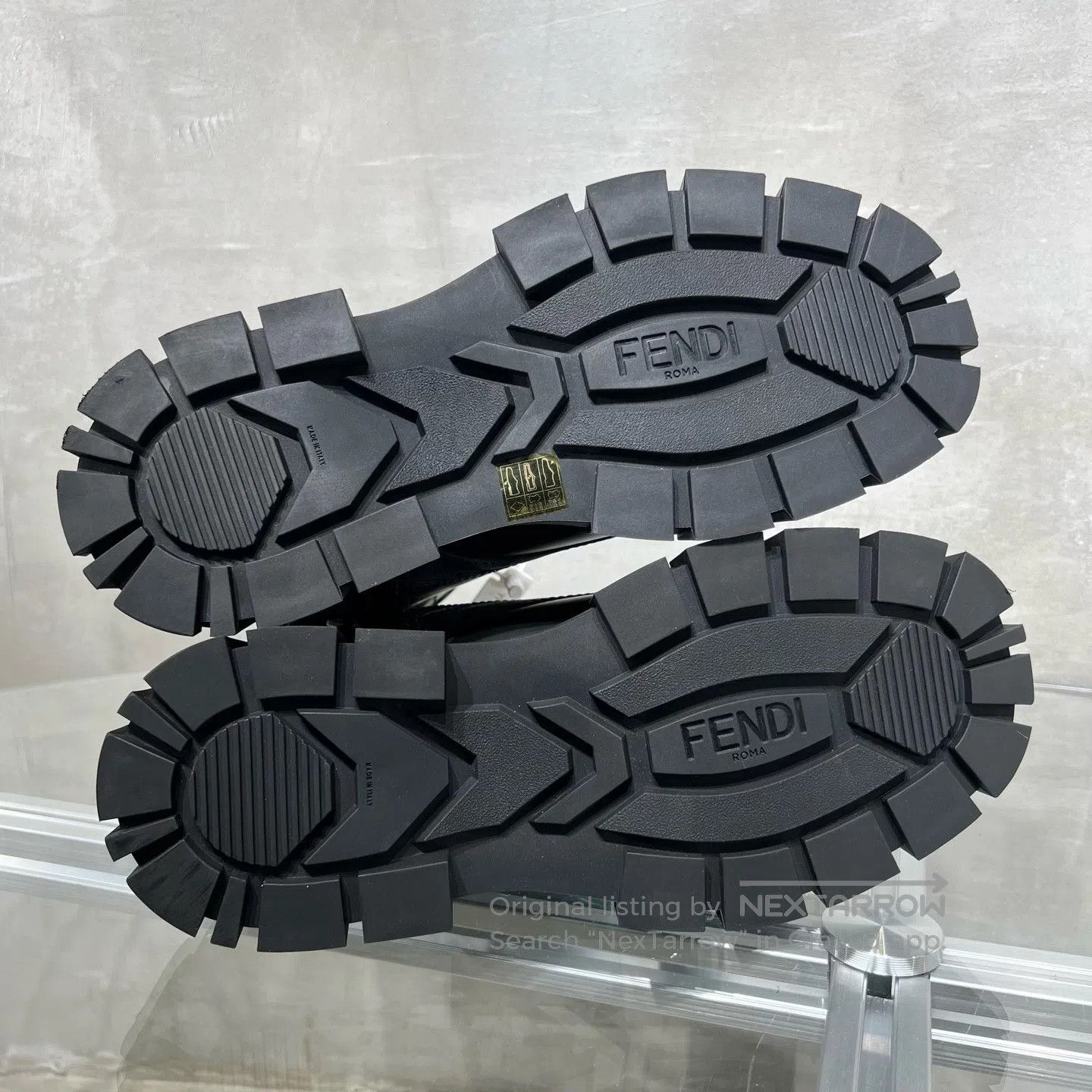 Fendi FENDI size40.5 Old-school logo double-F thick-soled Martin Size US 7.5 / EU 40-41 - 7 Thumbnail