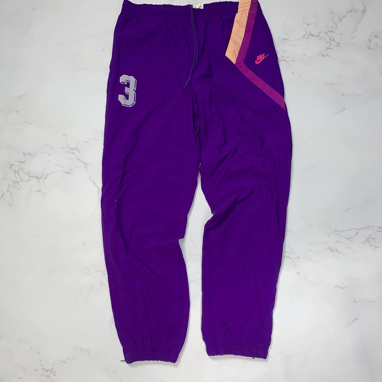 Nike Nike Retro Pink Pants Vintage 90s Track Pants Size US 42 / EU 58 - 1 Thumbnail
