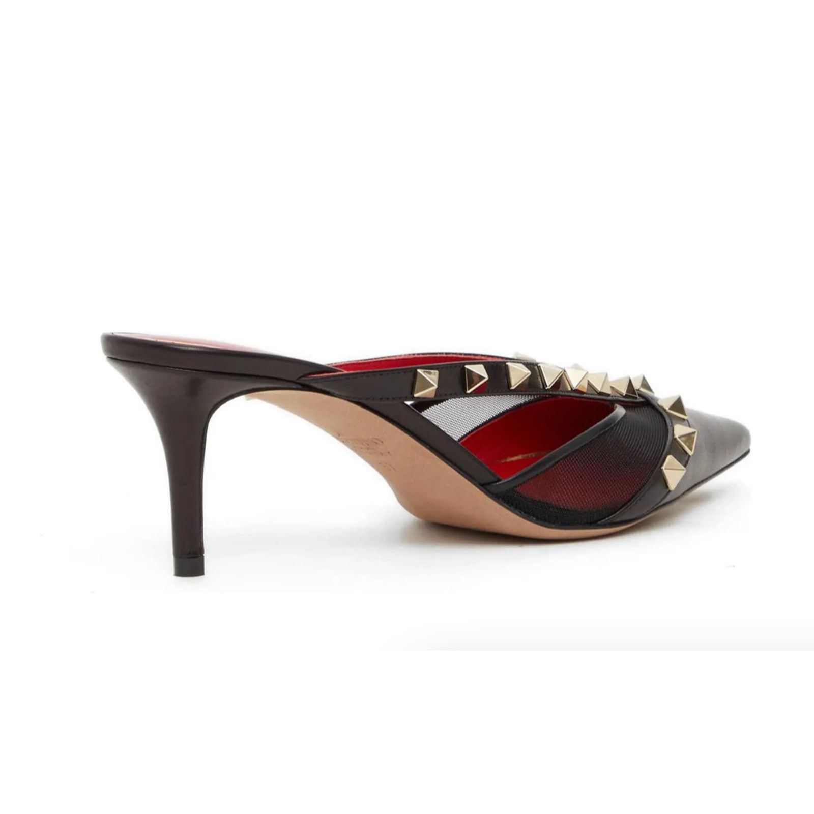 Valentino Rockstud Mule Classic Pointed Backless Sandal Heel Pump 36 Size US 6 / IT 36 - 9 Thumbnail