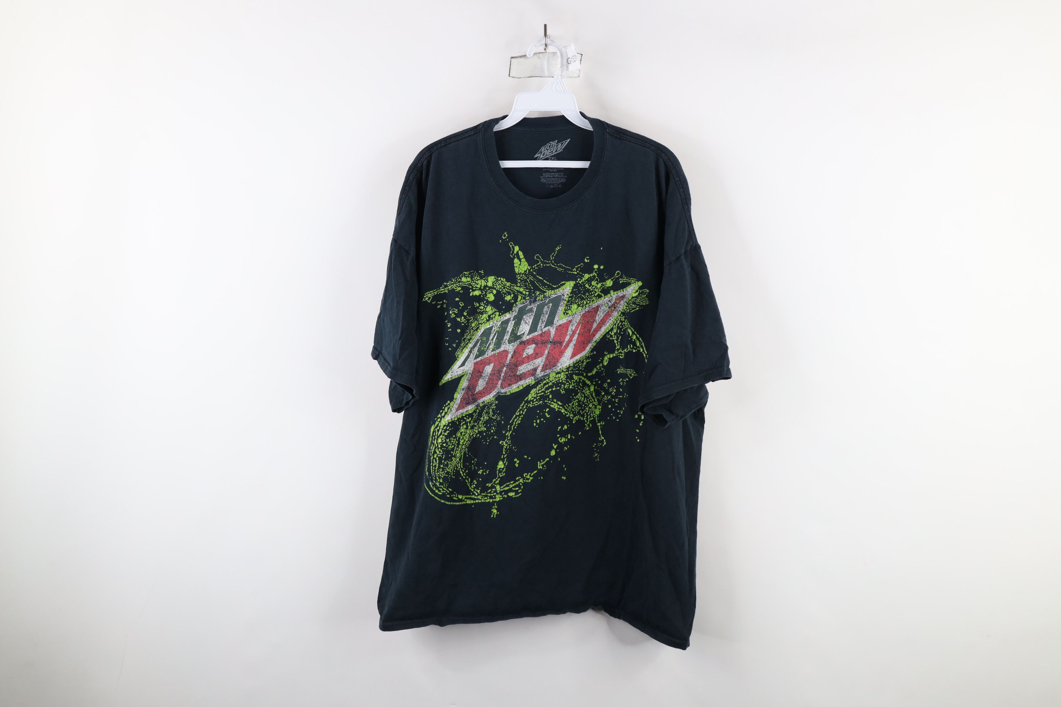 Vintage Vintage Y2K Spell Out Mountain Dew Gamer T-Shirt Black Size US XXL / EU 58 / 5 - 1 Thumbnail