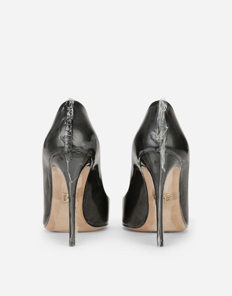 Dolce & Gabbana o1y0925 Spool Heel Pumps in Black Size US 6 / IT 36 - 3 Thumbnail