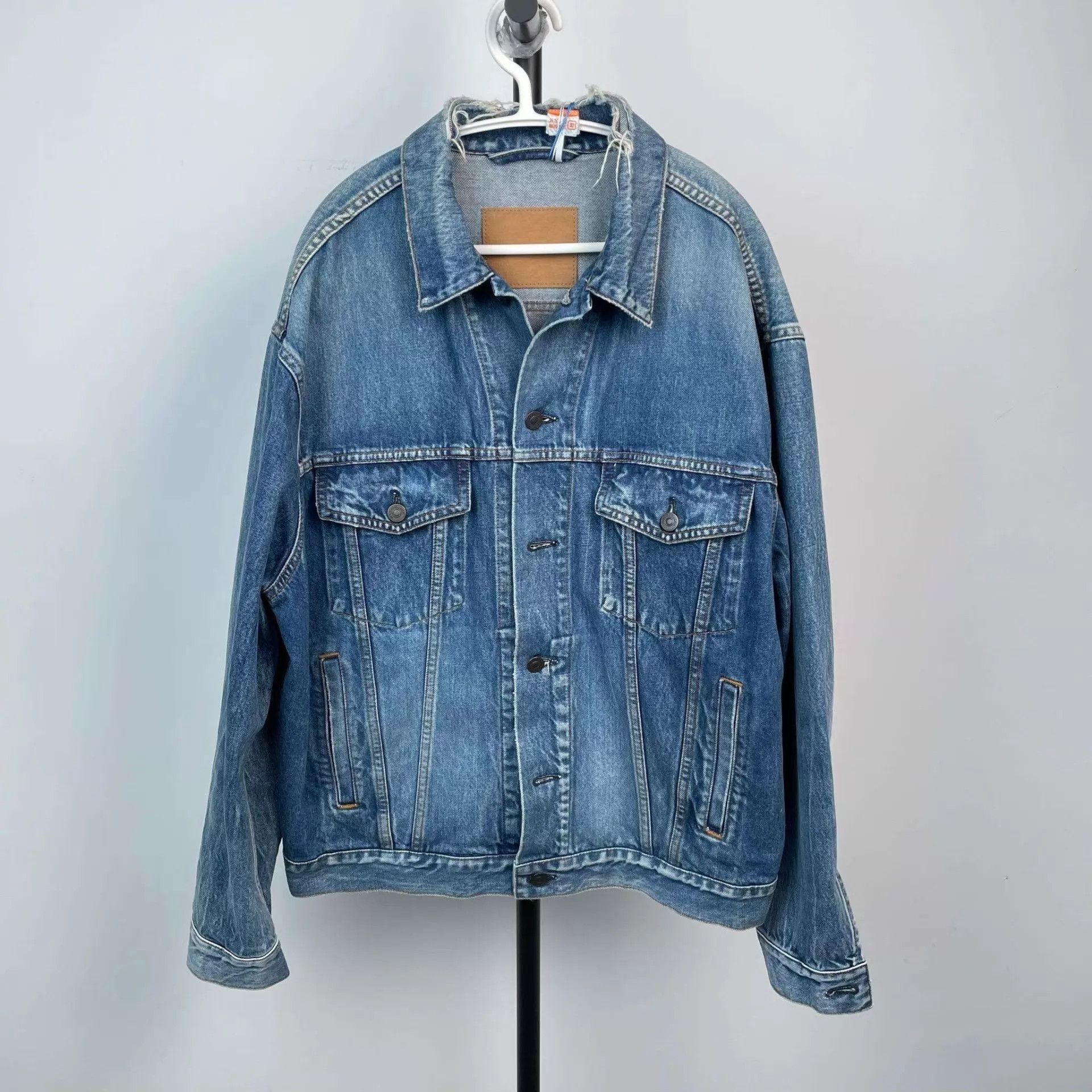 Balenciaga Balenciaga Denim Jacket Blue 95 New Size XS / US 0-2 / IT 36-38 - 1 Thumbnail