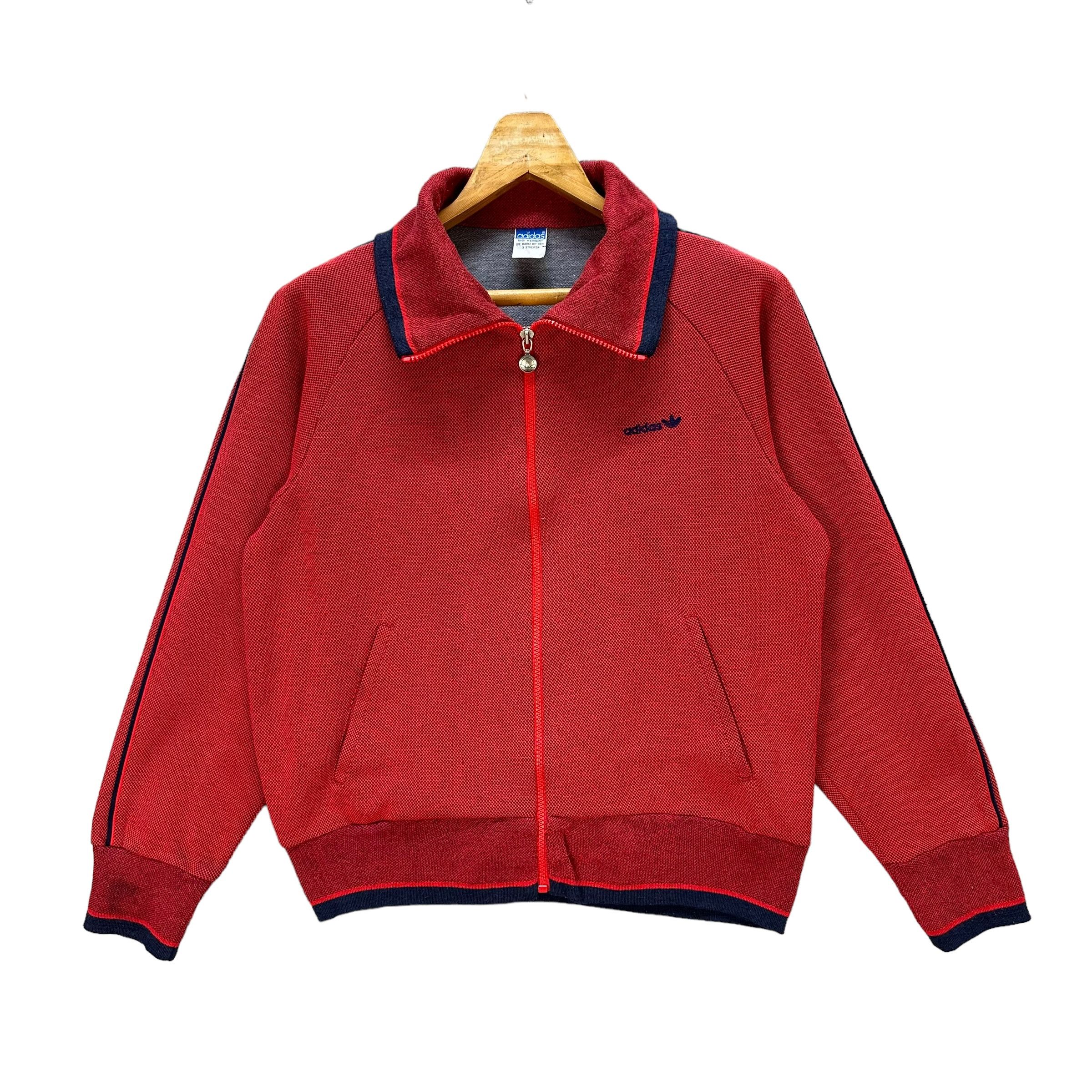 トップス adidas/DESCENTE/TREFOIL/track jacket Vintage ADIDAS Trefoil Descente Embroidery Small Logo Track