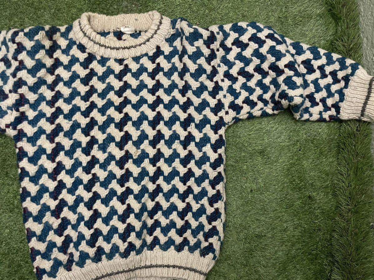 Vintage Vintage Wool Knit Sweater Size US XL / EU 56 / 4 - 2 Thumbnail