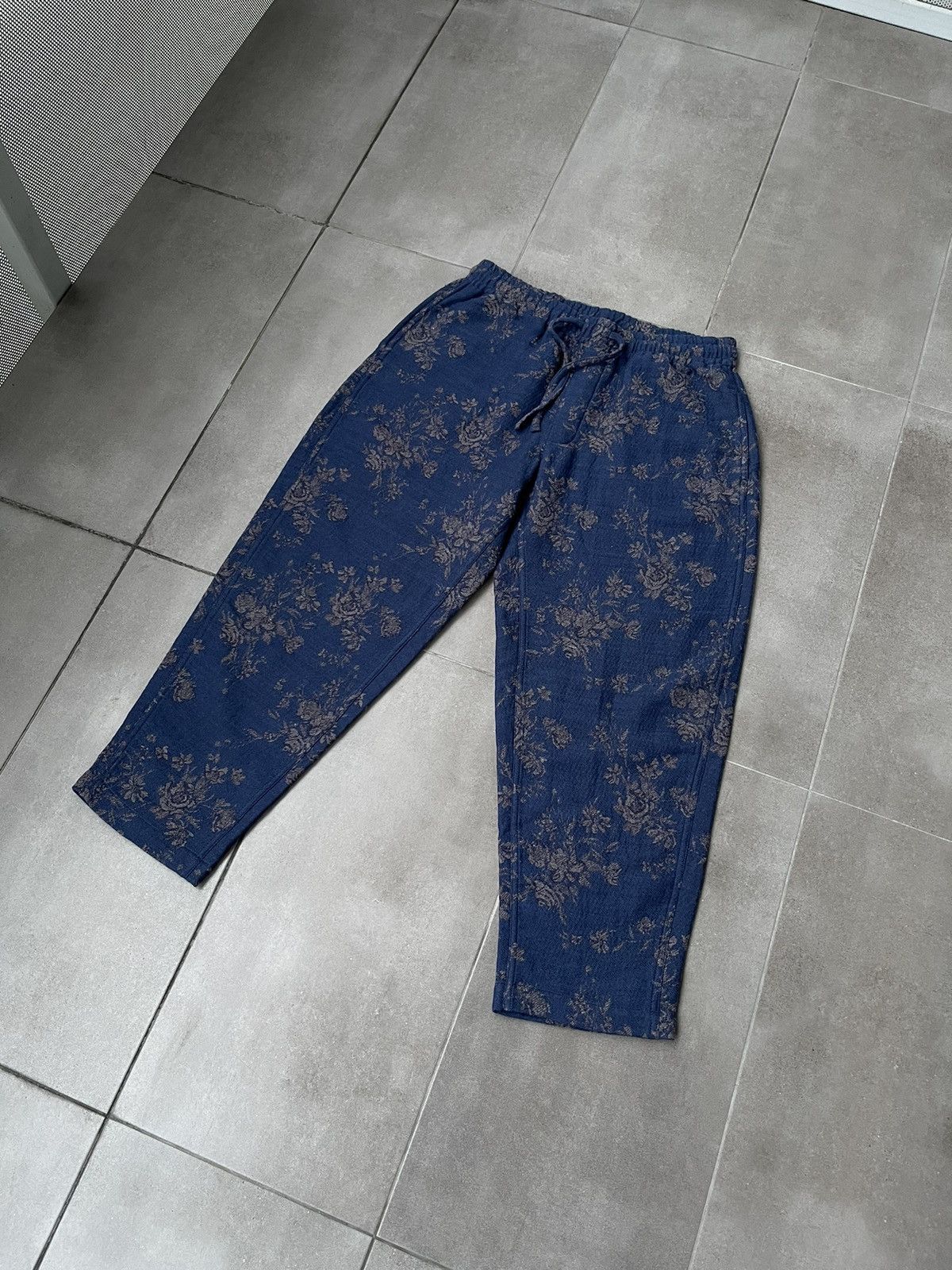 YMC !DS! SS23 YMC Alva Floral Navy Wool Casula Pants Size US 34 / EU 50 - 13 Thumbnail
