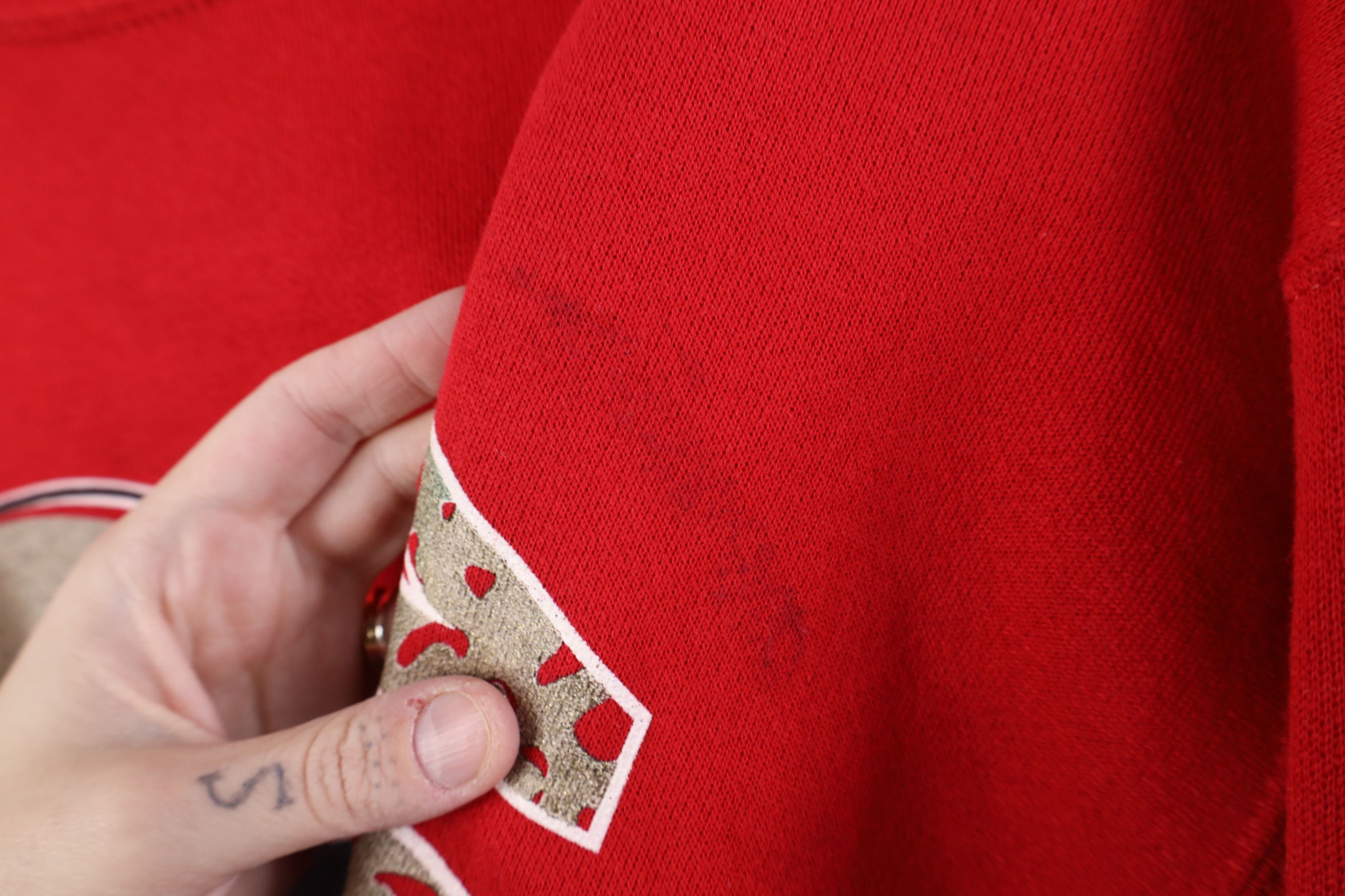 Vintage Vintage 90s San Francisco 49ers Football Crewneck Sweatshirt Size L / US 10 / IT 46 - 7 Thumbnail