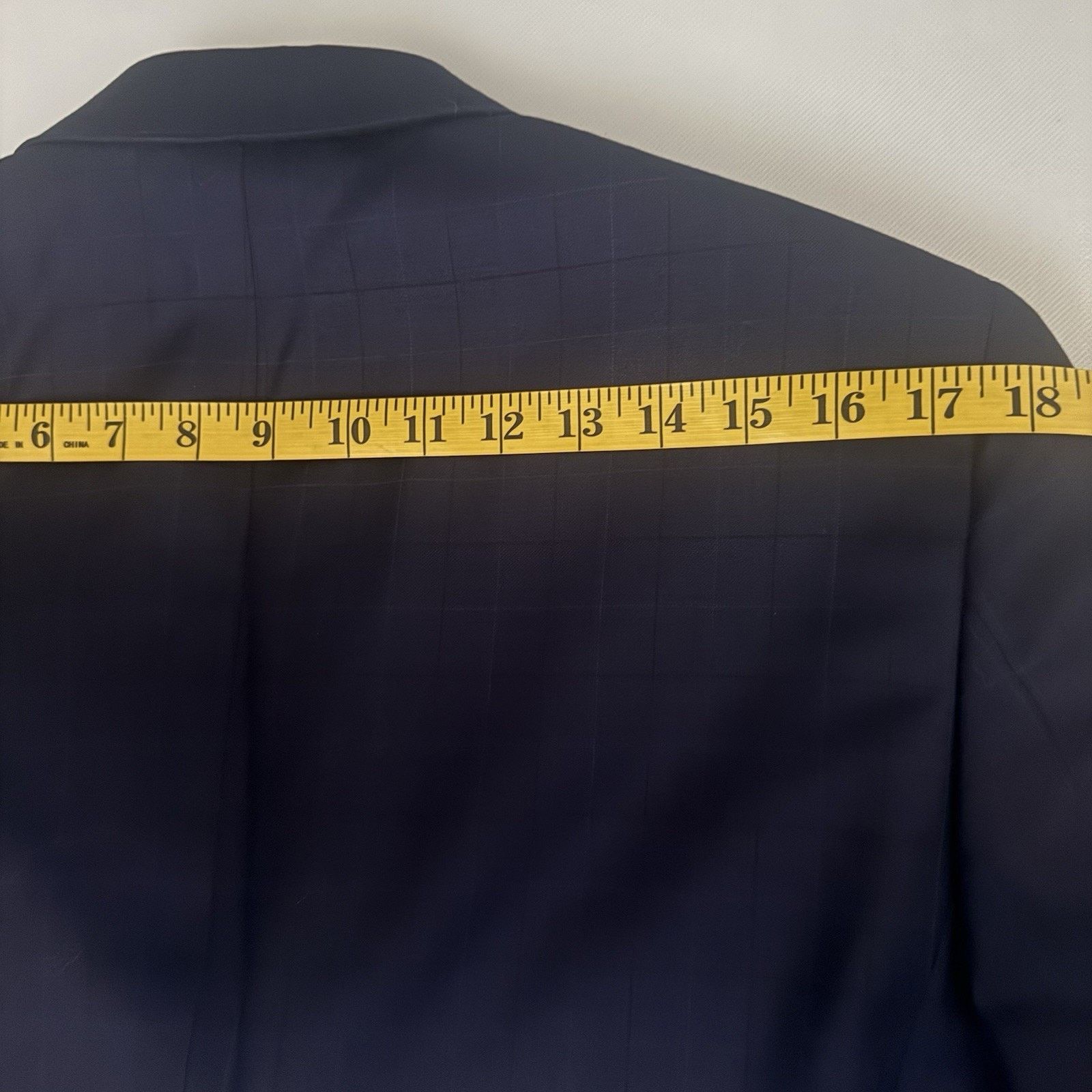 Hart Schaffner Marx Hart Schaffner Marx Suit Wool Blend Window Pane Union USA Size 38R - 11 Thumbnail