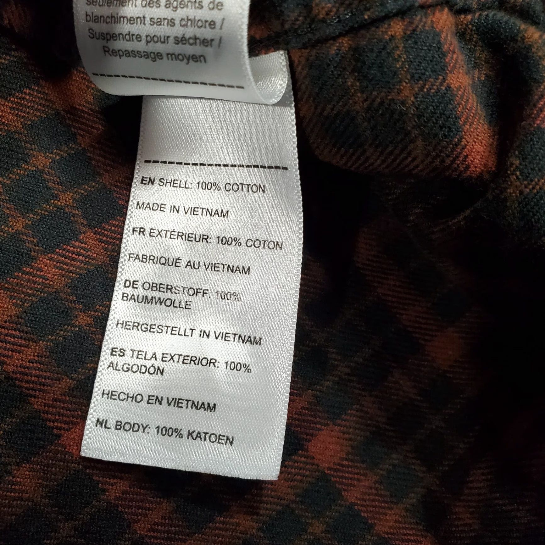UNTUCKit UNTUCKit Shirt Mens Medium Brown Black Plaid Flannel Button-Up Long Sleeve Collared Shirt Size US M / EU 48-50 / 2 - 4 Thumbnail