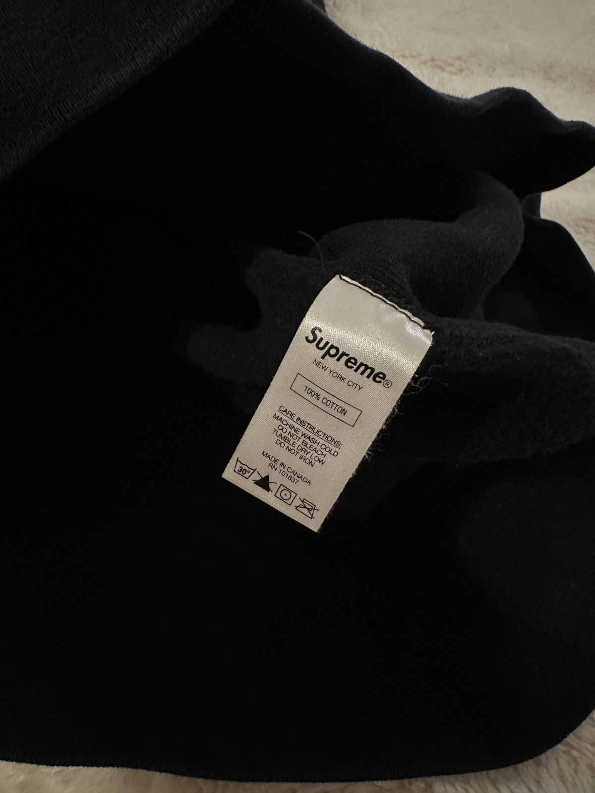 Supreme Supreme Blowback Hooded Sweatshirt Black - FW21 Size US M / EU 48-50 / 2 - 5 Thumbnail