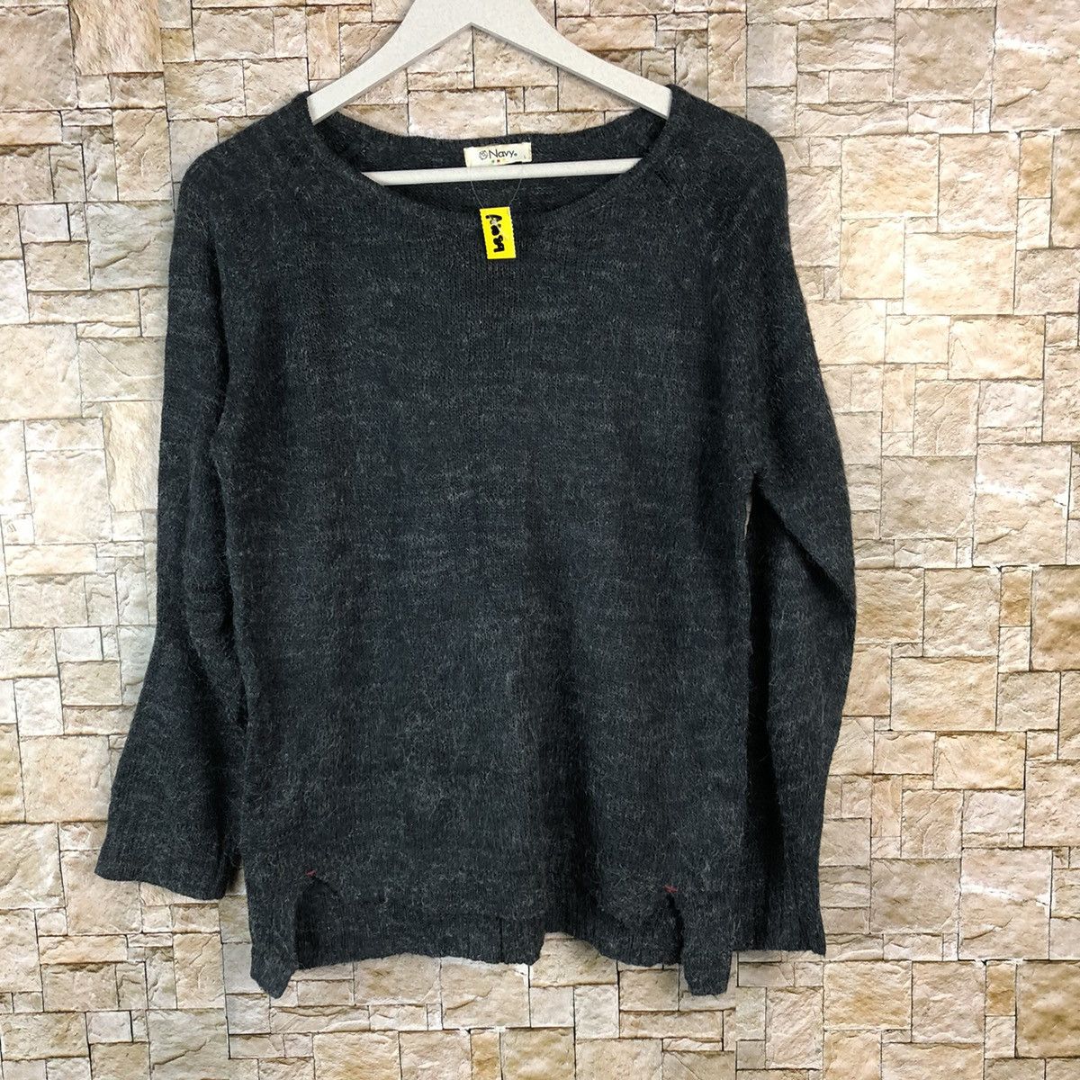 Homespun Knitwear × Japanese Brand × Vintage Navy Dark Blue Knitwear #A1089 Size M / US 6-8 / IT 42-44 - 3 Thumbnail