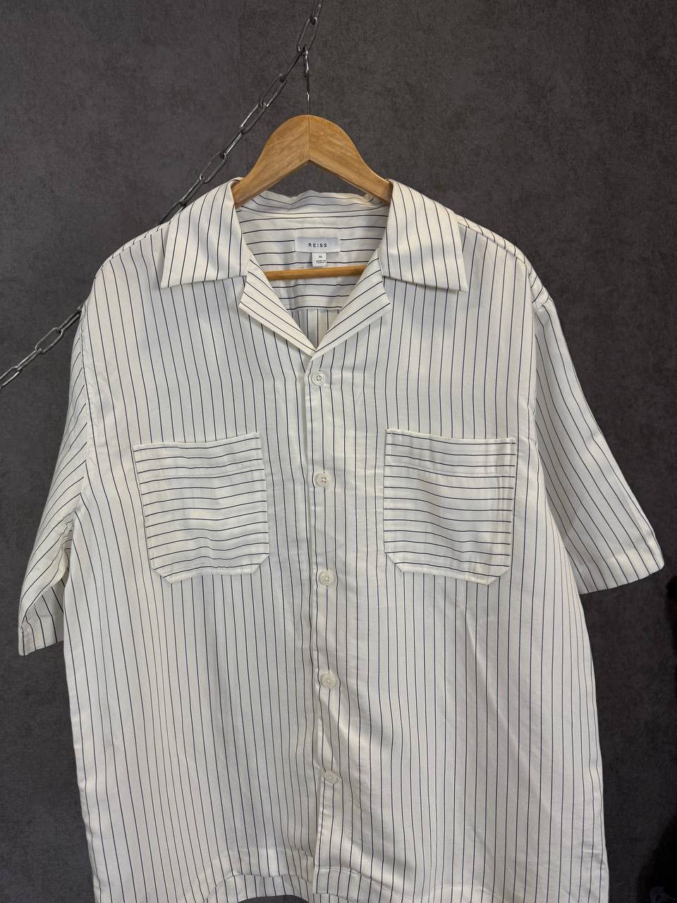 Reiss Reiss designer striped shirt Size US XL / EU 56 / 4 - 3 Thumbnail