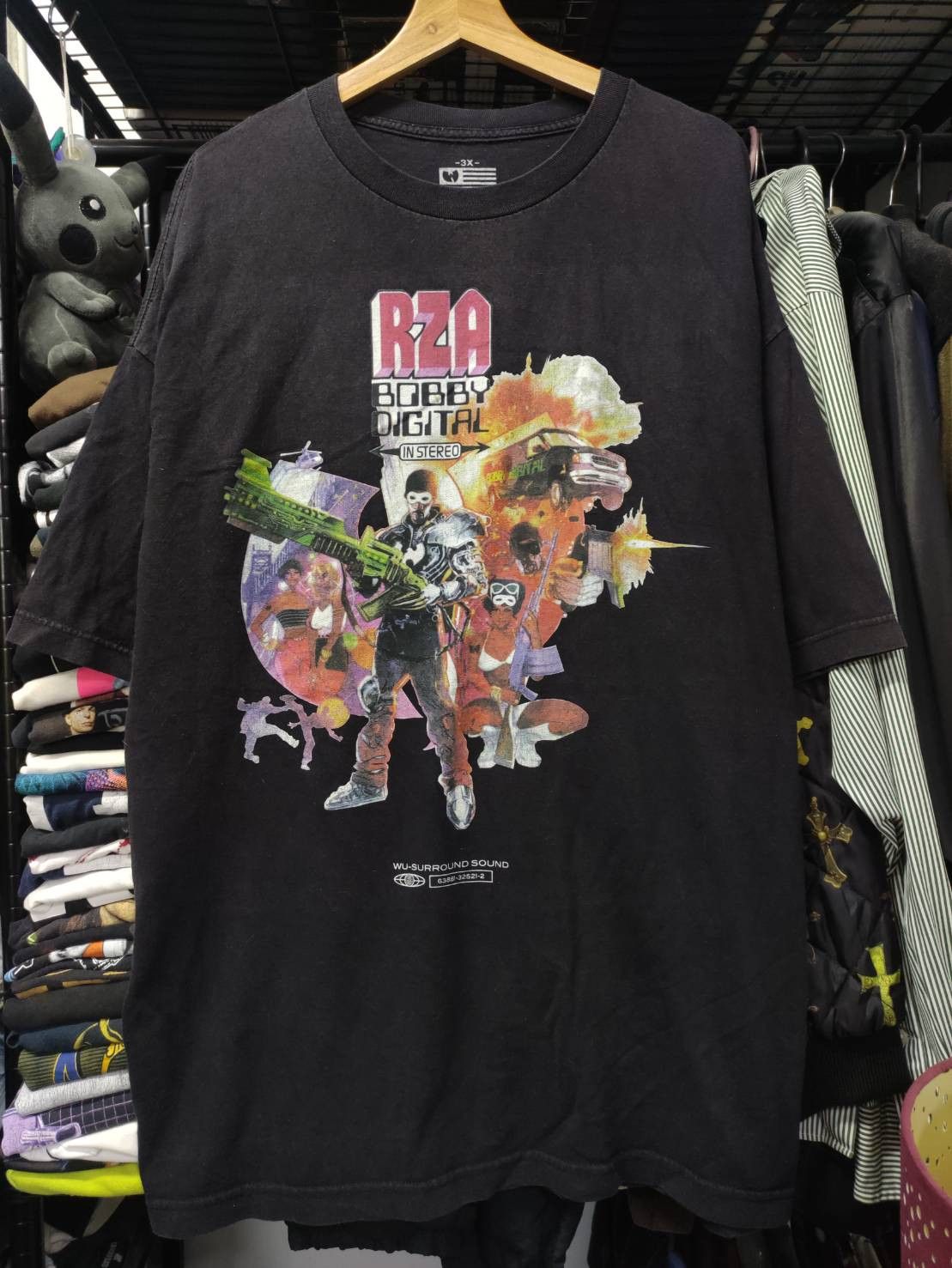 Rap Tees RZA Bobby Digital Studio Album Promo T-Shirt Size US XXL / EU 58 / 5 - 2 Thumbnail