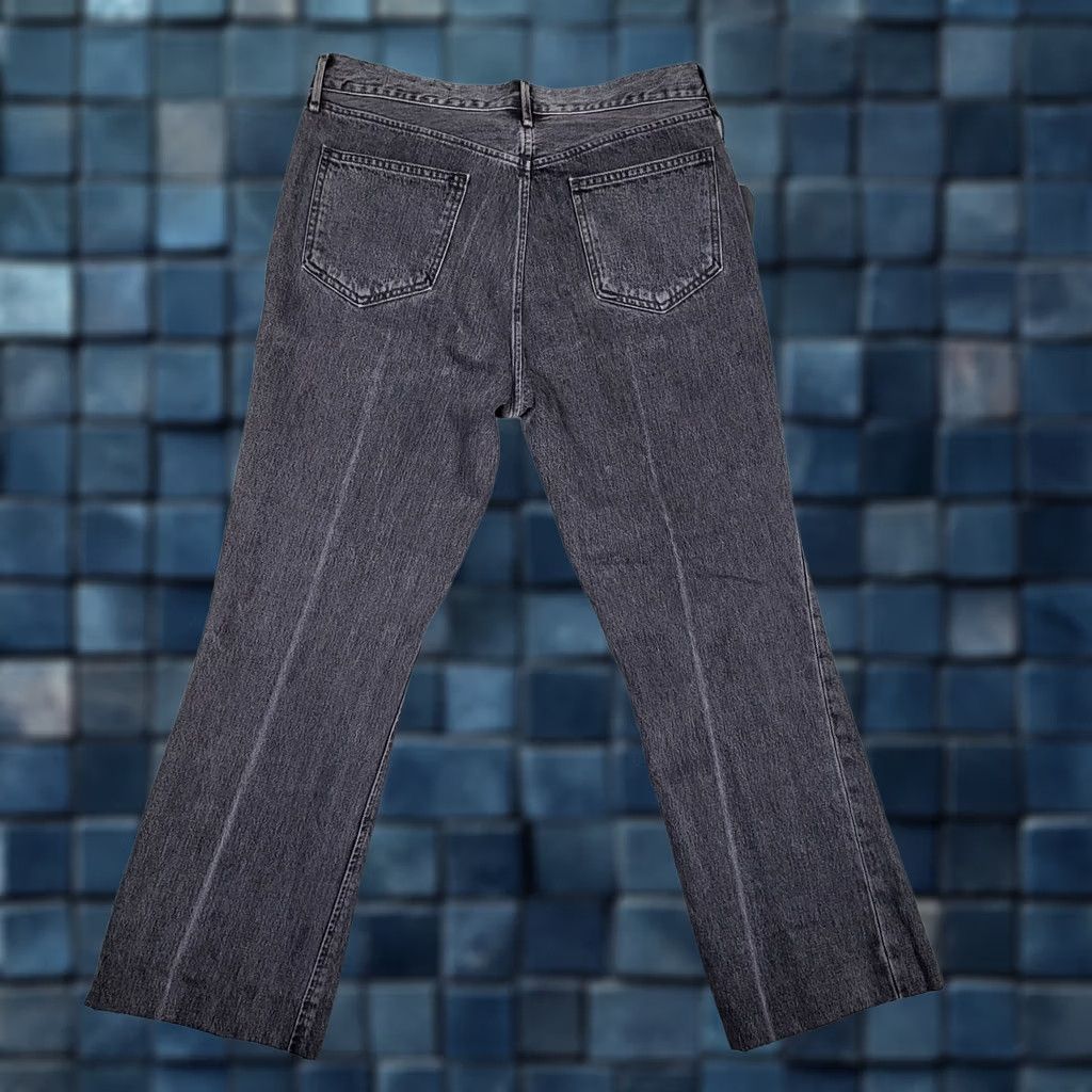 Rag & Bone Rag & Bone DYLAN Grey Kuro Cotton High Waist Crop Kick Flare Jeans Sz 31 NEW Woman Regular Denim Grey/Gray Cotton Jeans Size 24" / US 00 / IT 34 - 1 Thumbnail