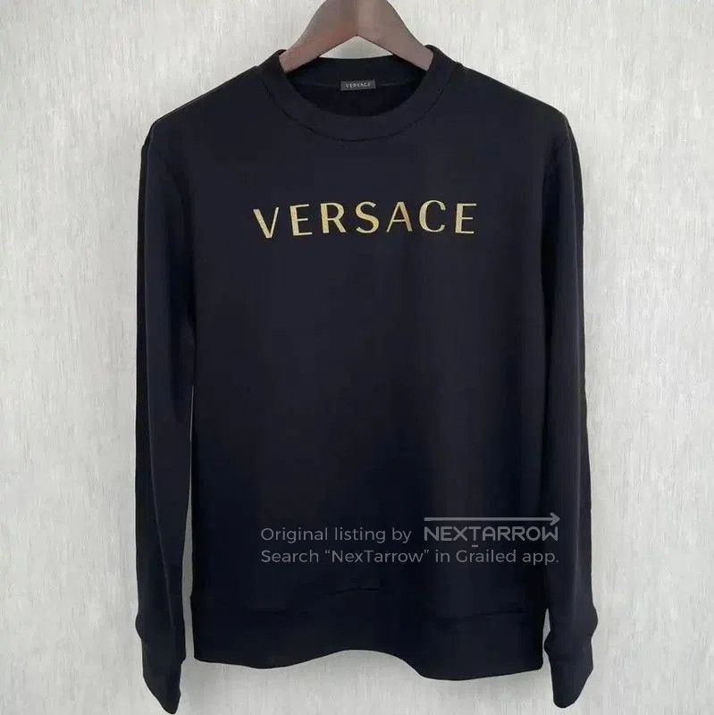 Versace Versace Black Logo Women's Long Sleeve Sweatshirt . Size XS / US 0-2 / IT 36-38 - 3 Thumbnail